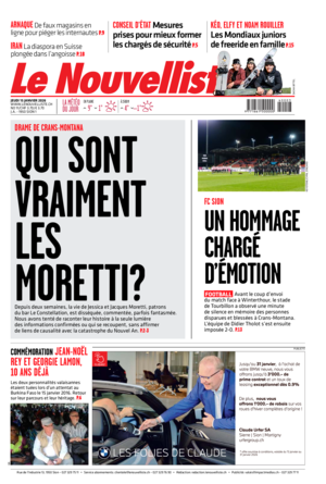 Jeudi 15 janvier 2026