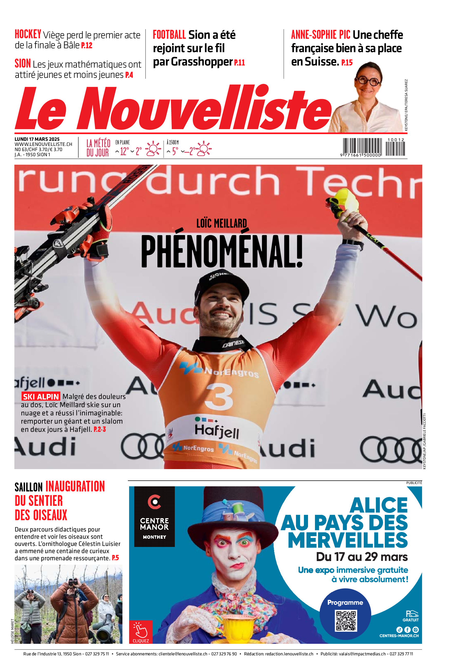 Lundi 17 mars 2025 Lundi 17 mars 2025