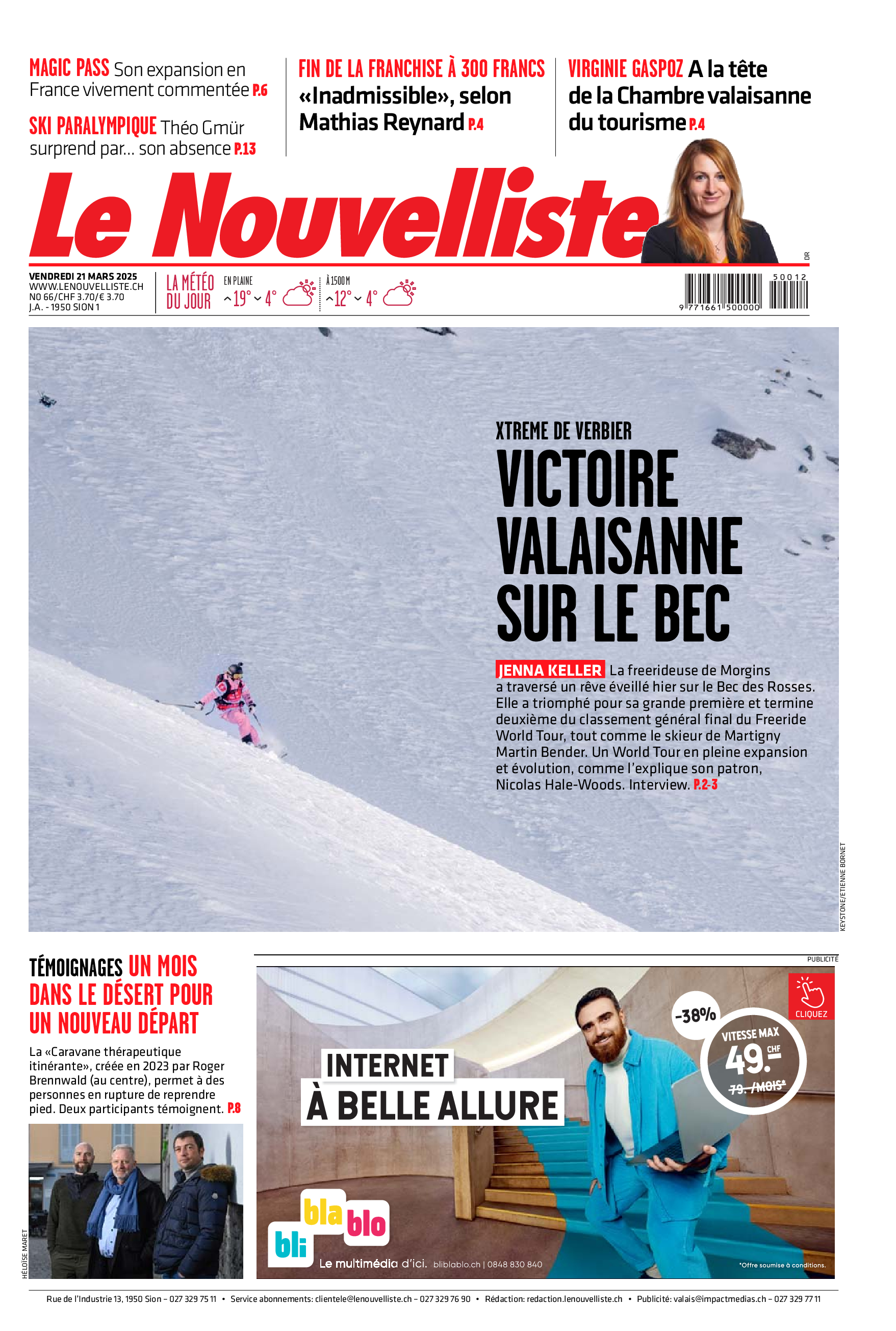 Vendredi 21 mars 2025 Vendredi 21 mars 2025