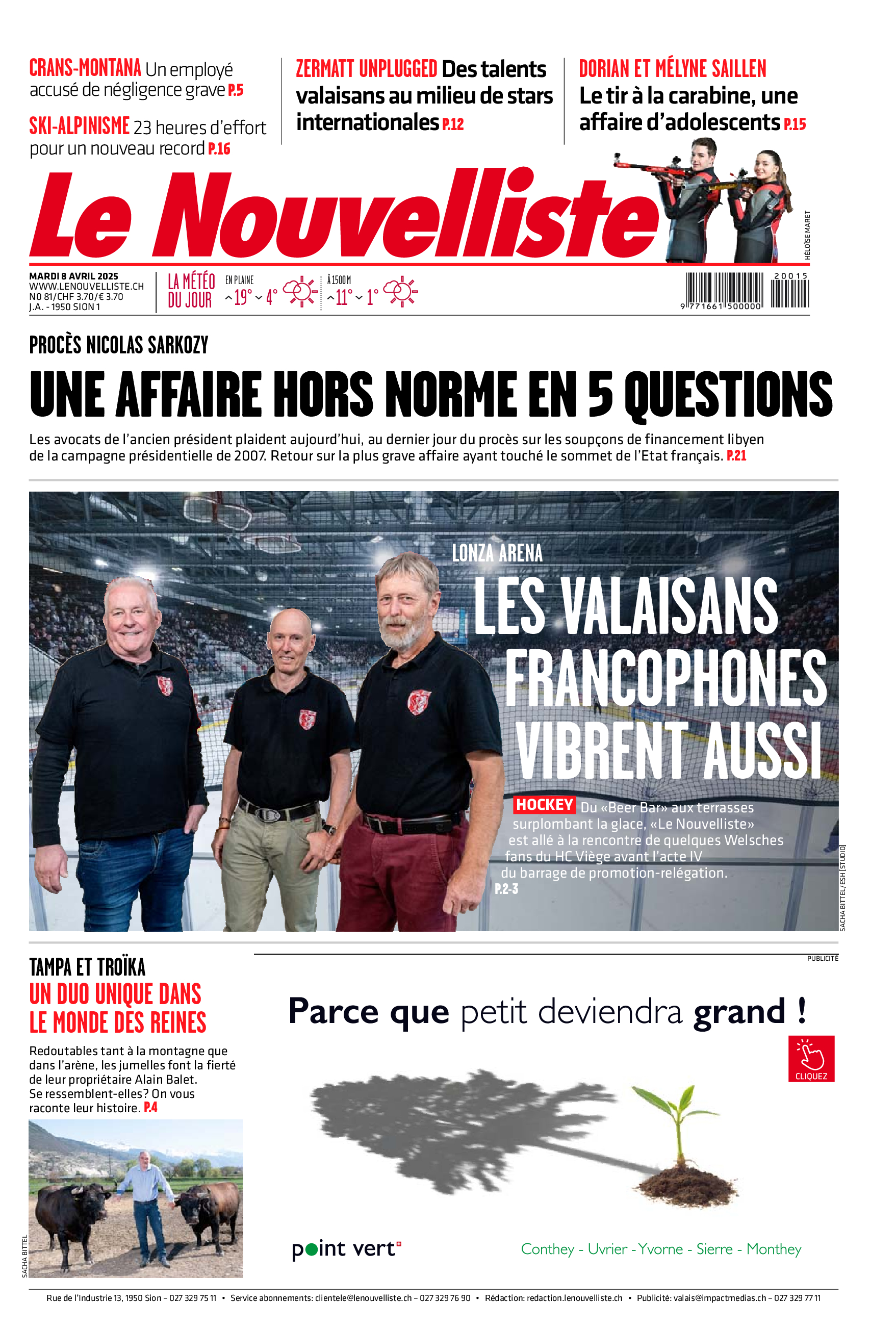 Mardi 8 avril 2025 Mardi 8 avril 2025