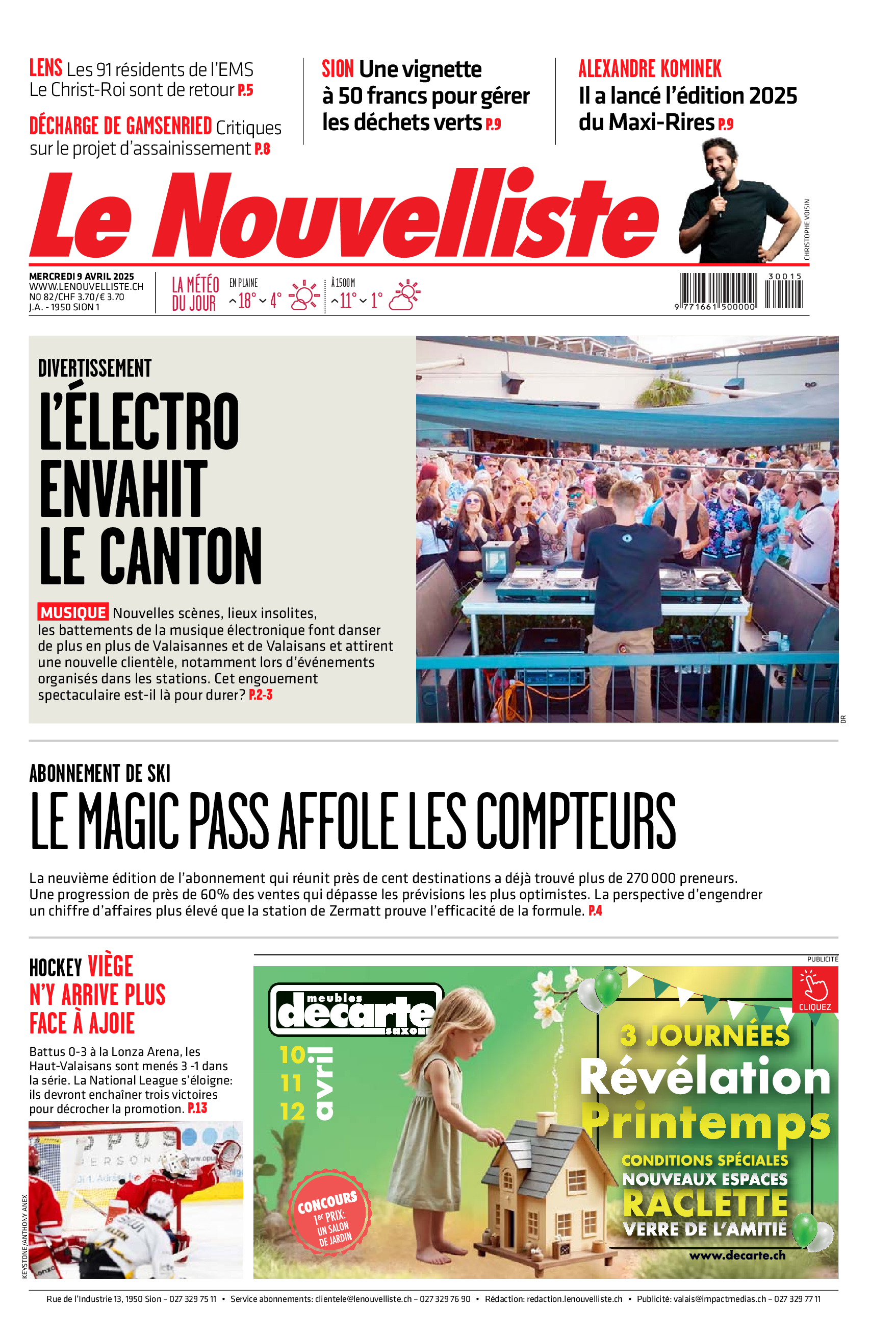 Mercredi 9 avril 2025 Mercredi 9 avril 2025