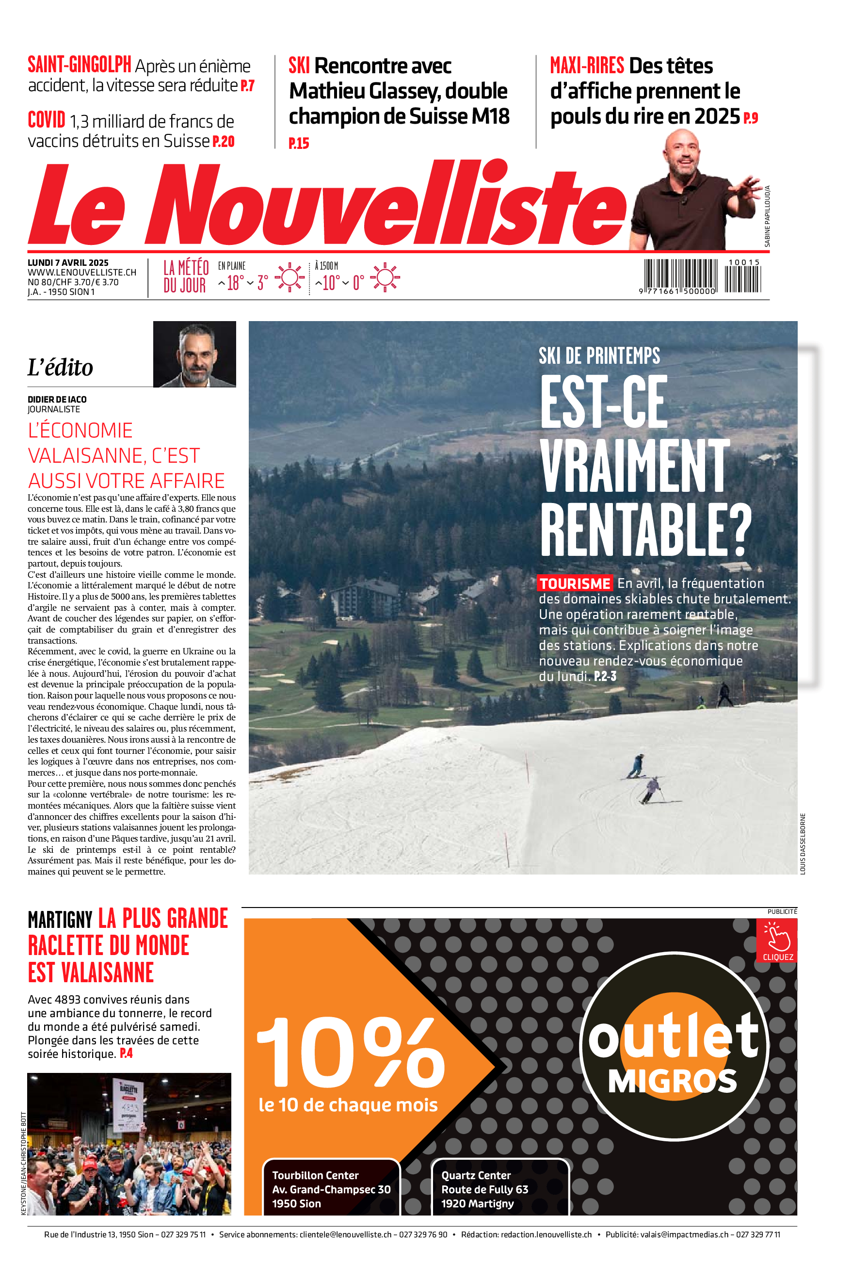Lundi 7 avril 2025 Lundi 7 avril 2025
