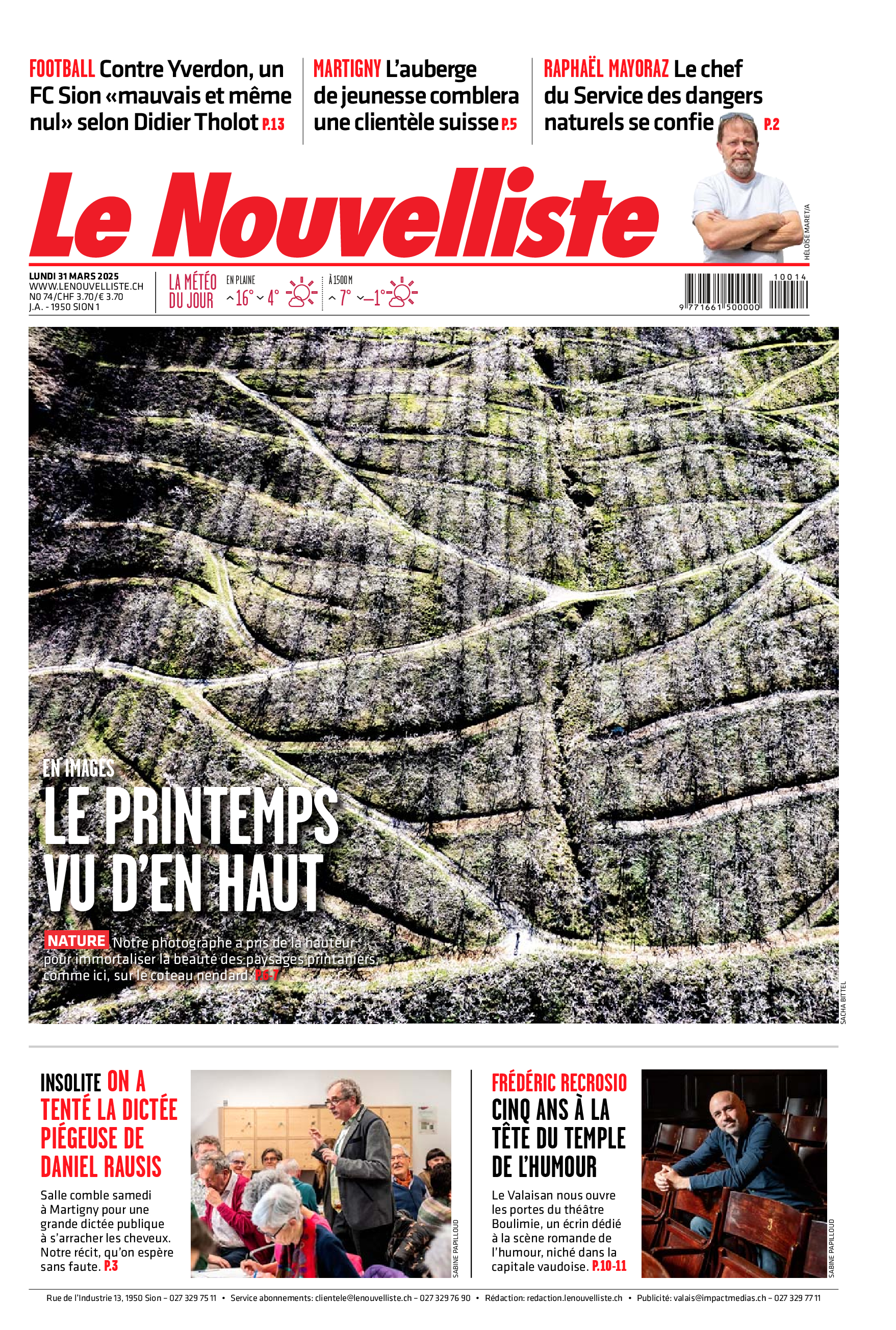 Lundi 31 mars 2025 Lundi 31 mars 2025