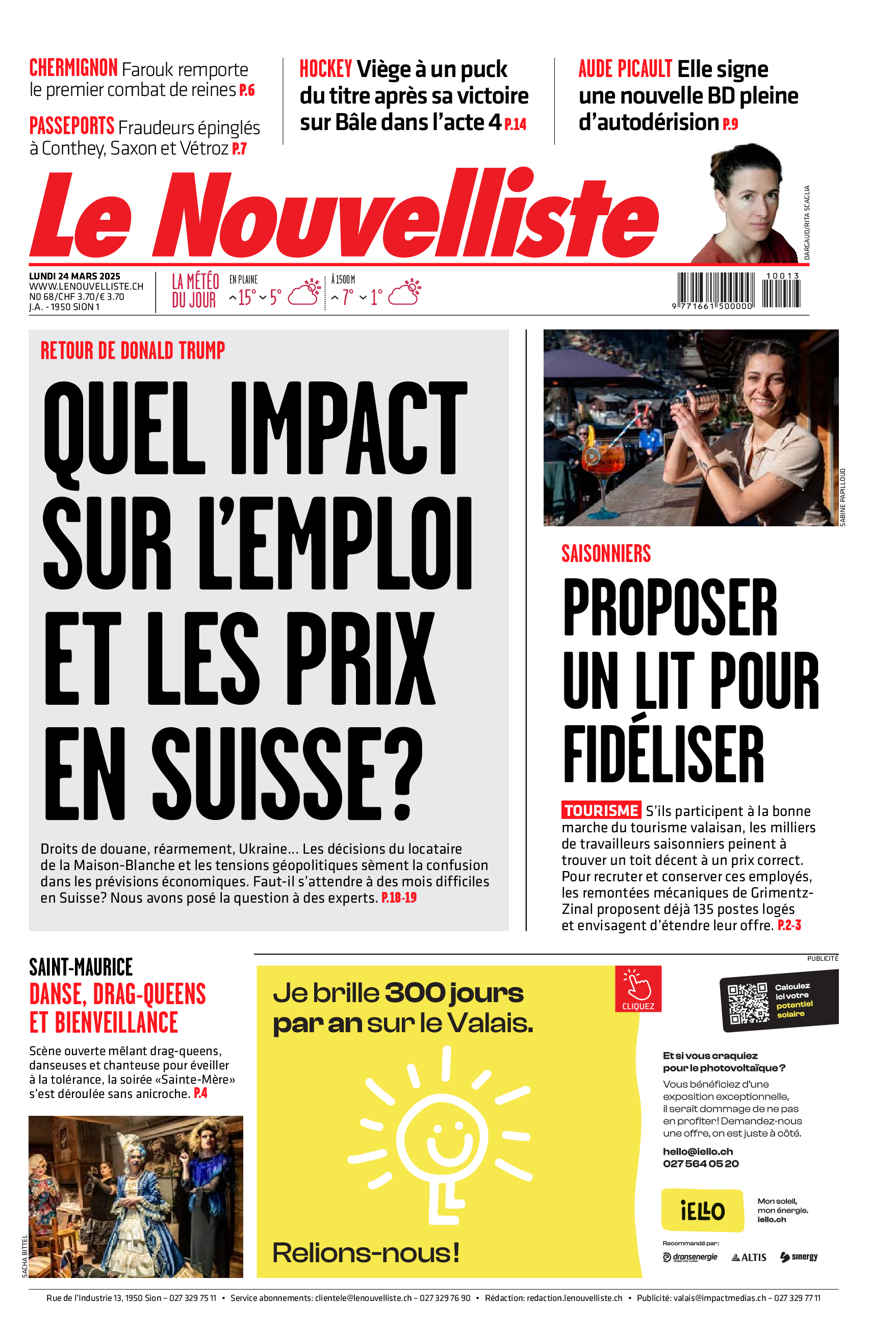 Lundi 24 mars 2025 Lundi 24 mars 2025