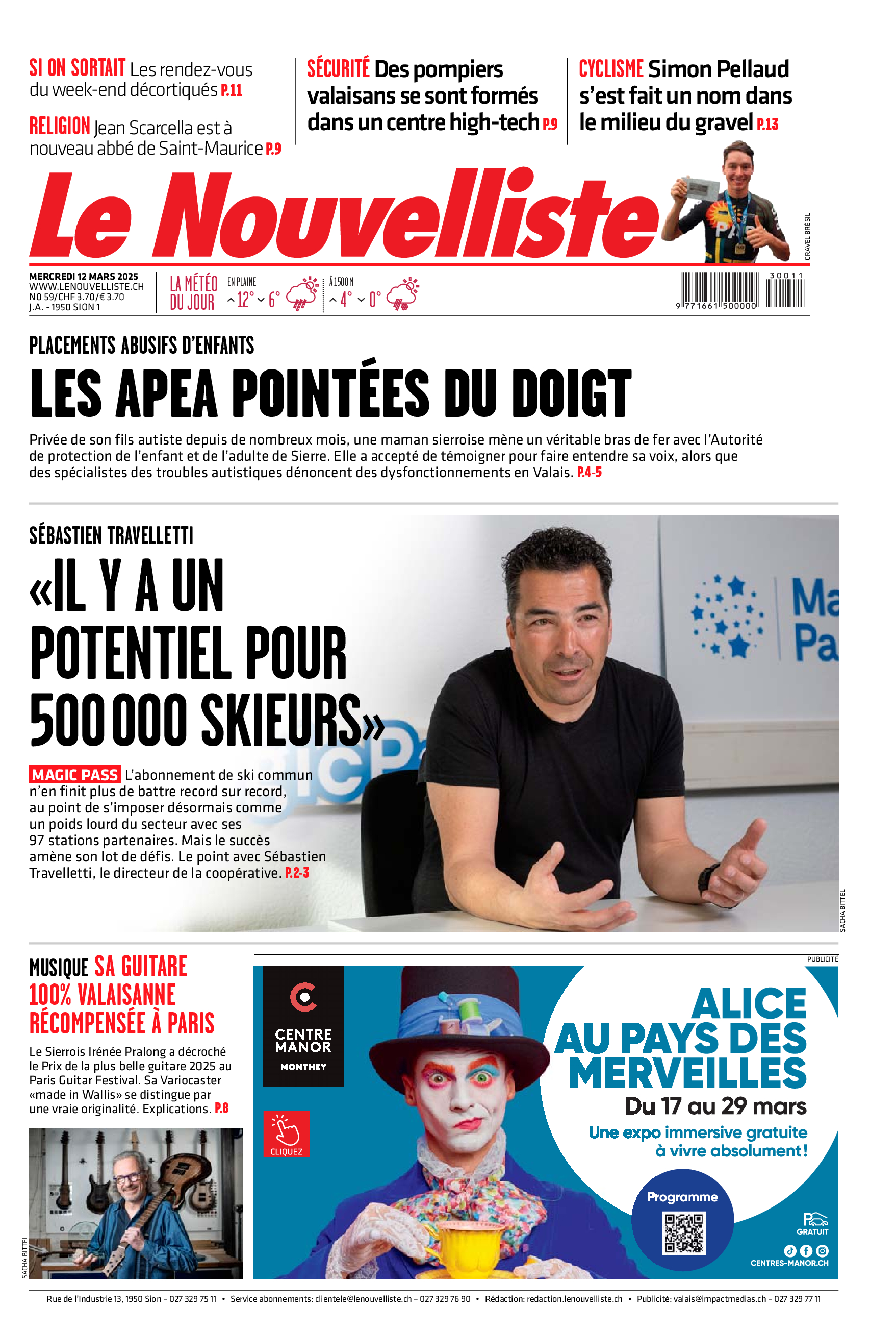 Mercredi 12 mars 2025 Mercredi 12 mars 2025