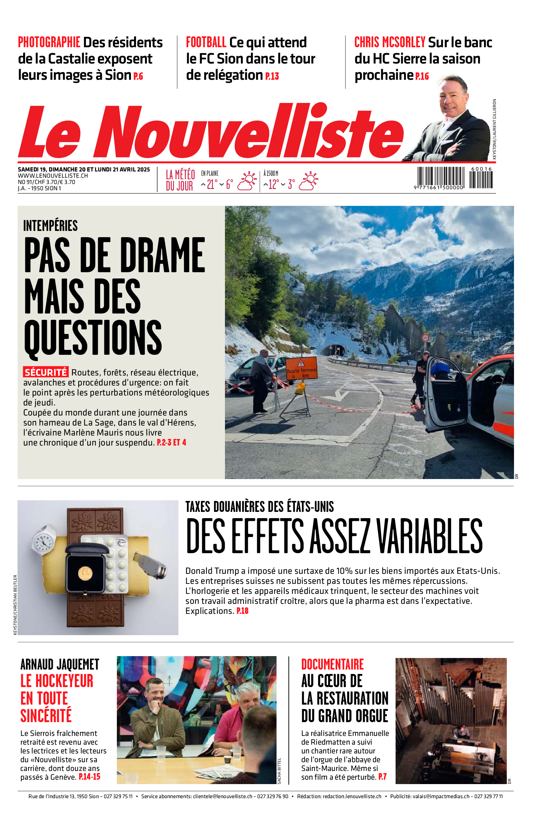 Samedi 19 avril 2025 Samedi 19 avril 2025