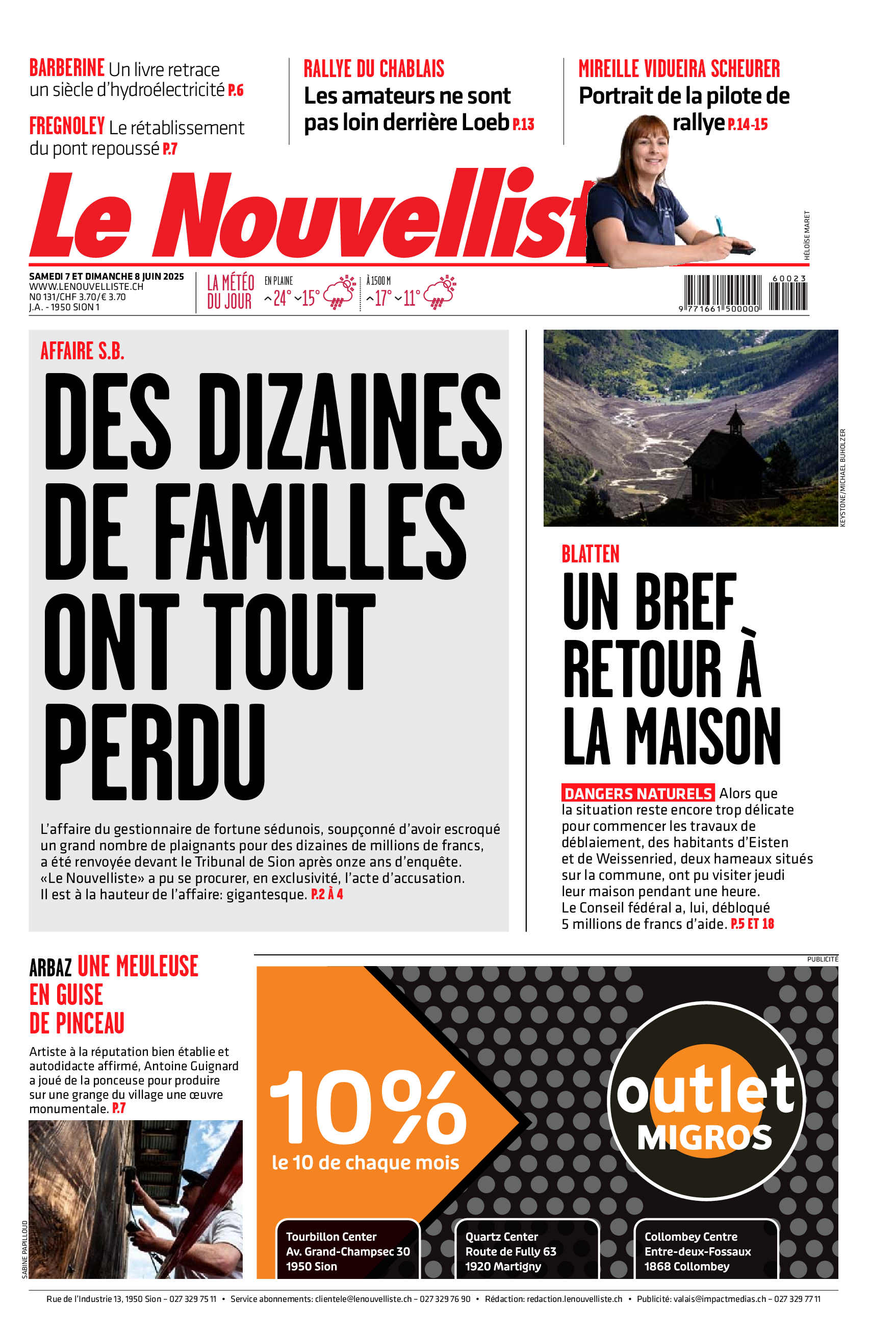 Samedi 7 juin 2025