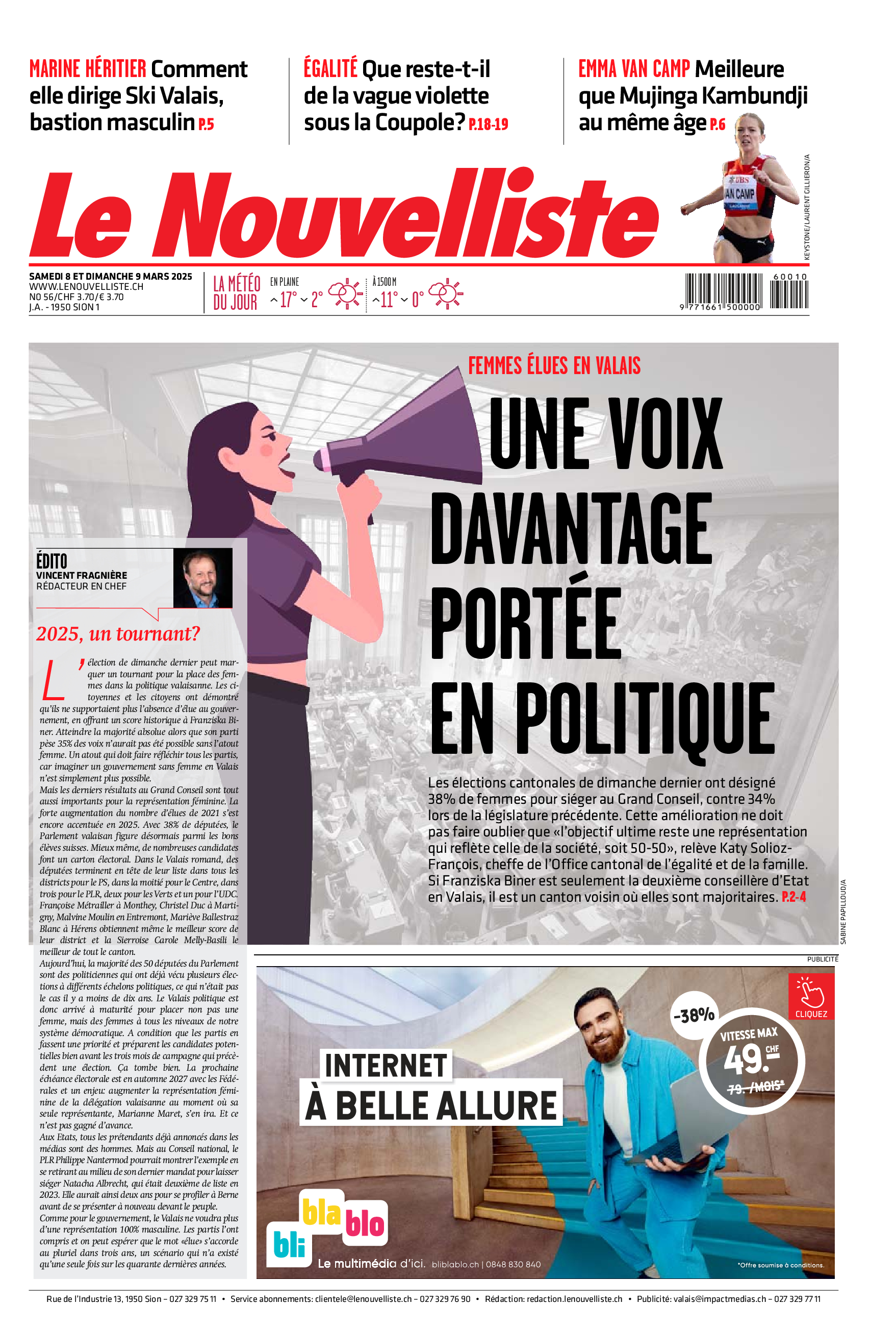 Samedi 8 mars 2025 Samedi 8 mars 2025