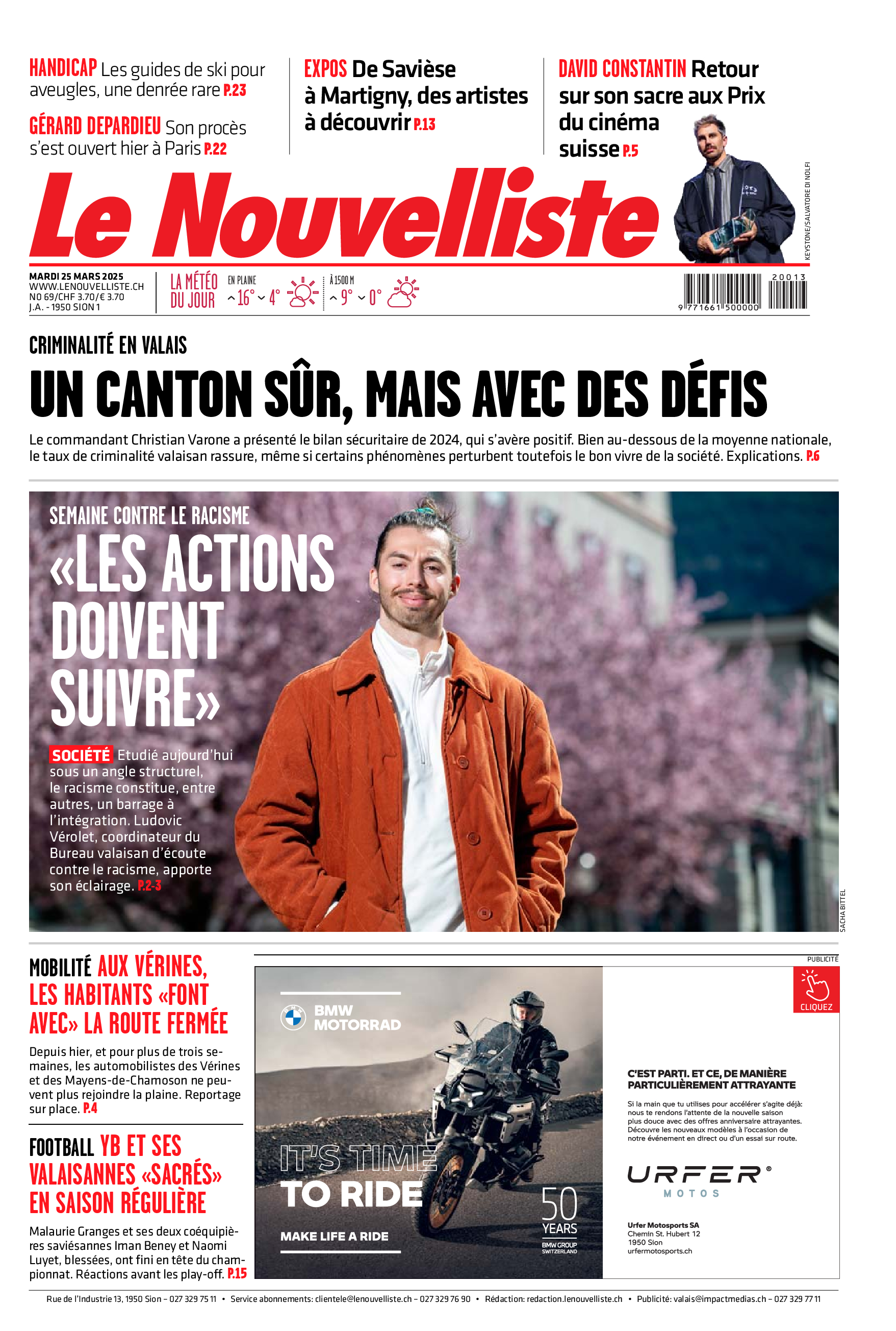 Mardi 25 mars 2025 Mardi 25 mars 2025