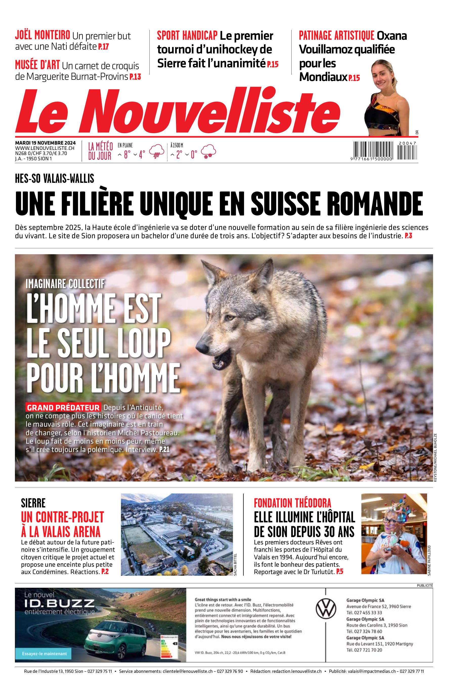 JOURNAL DIGITAL : Le Nouvelliste