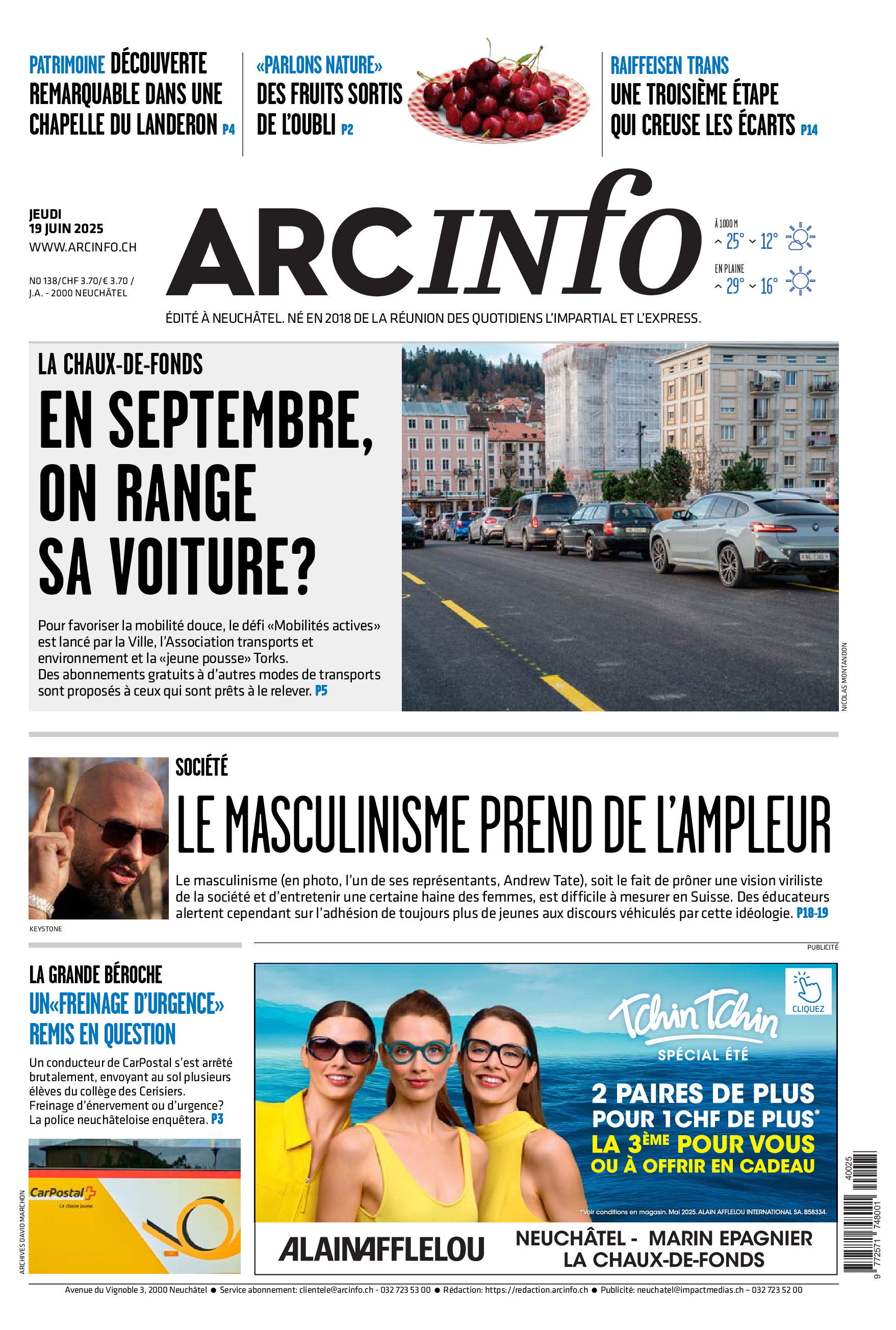 Jeudi 19 juin 2025