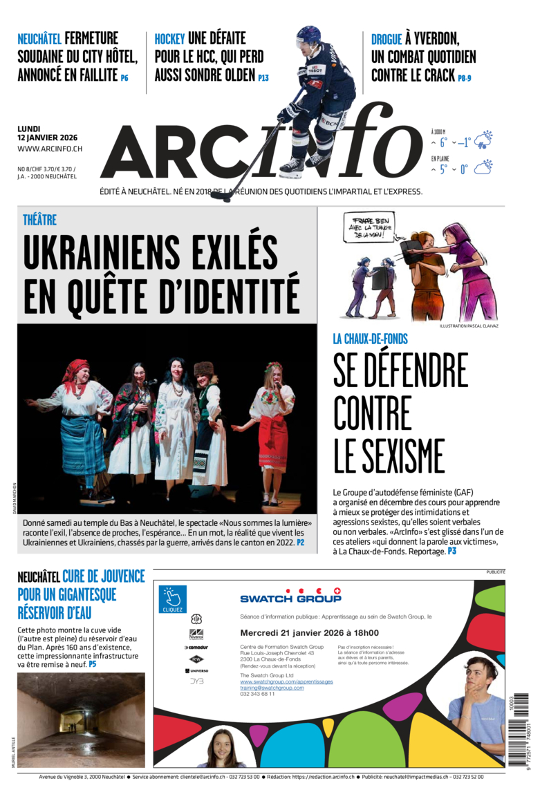 Lundi 12 janvier 2026