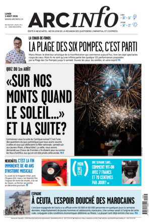  Lundi 3 août 2026