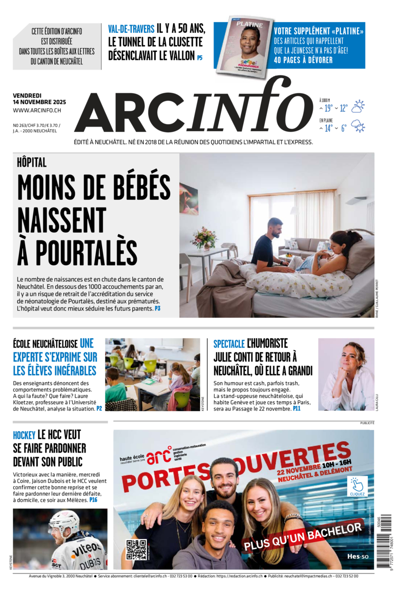 Vendredi 14 novembre 2025