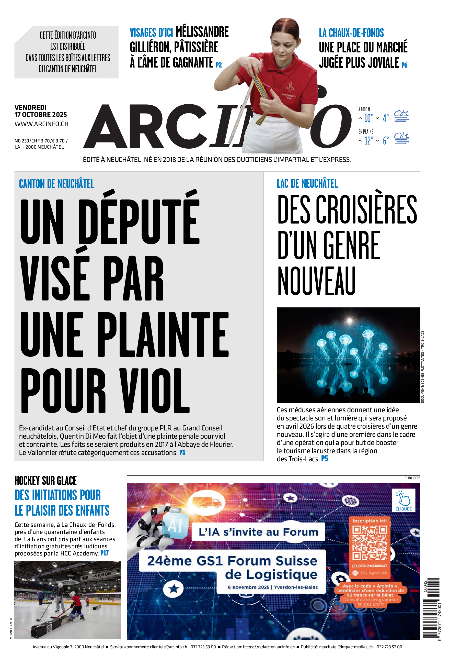 Vendredi 17 octobre 2025