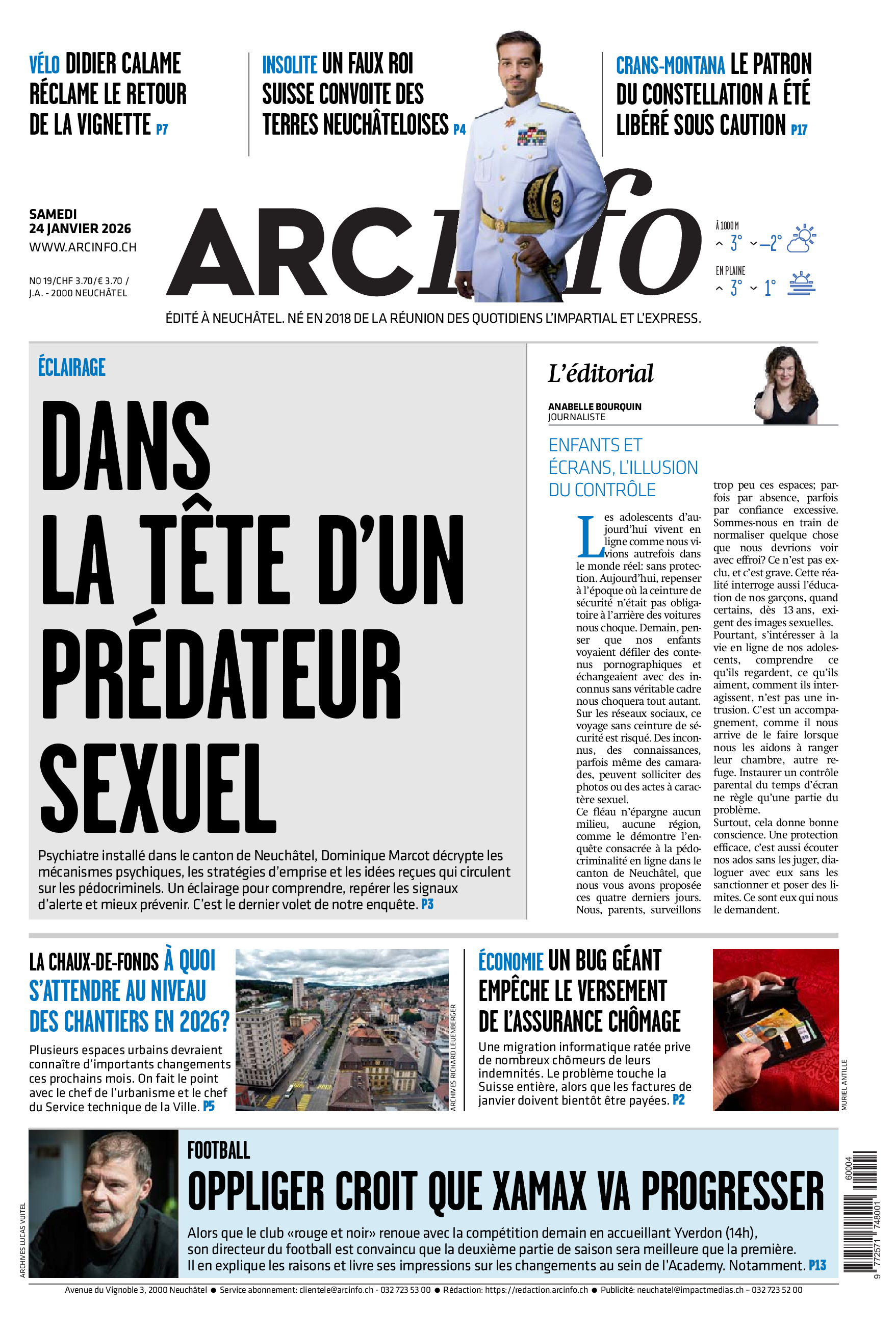  Samedi 24 janvier 2026