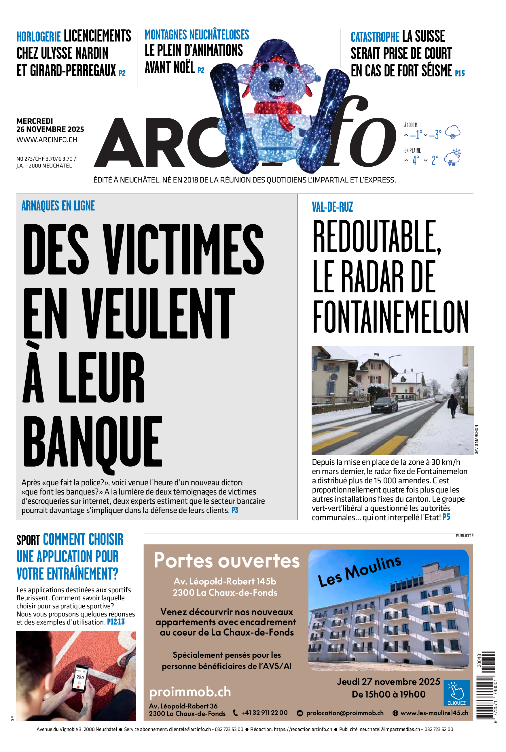  Mercredi 26 novembre 2025