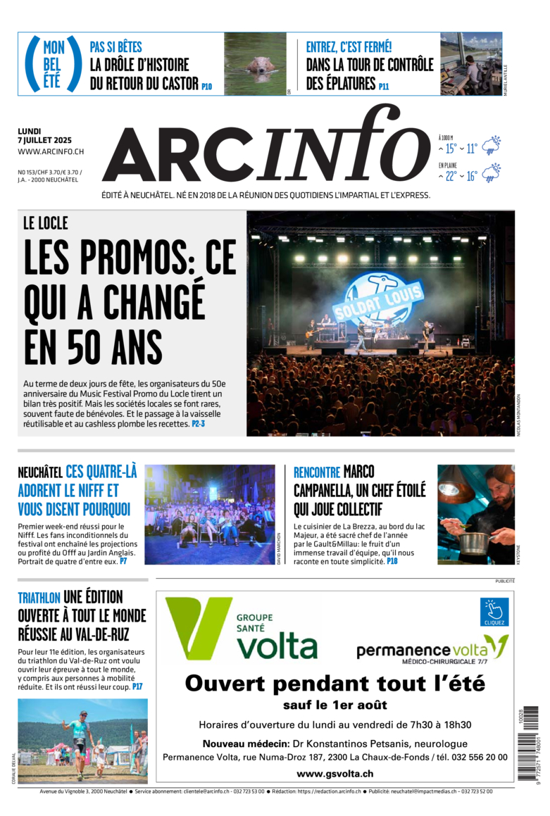 Lundi 7 juillet 2025 Lundi 7 juillet 2025