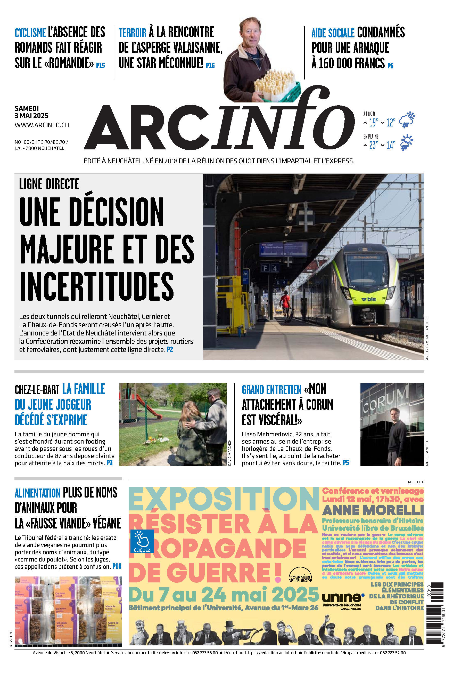 Samedi 3 mai 2025 Samedi 3 mai 2025