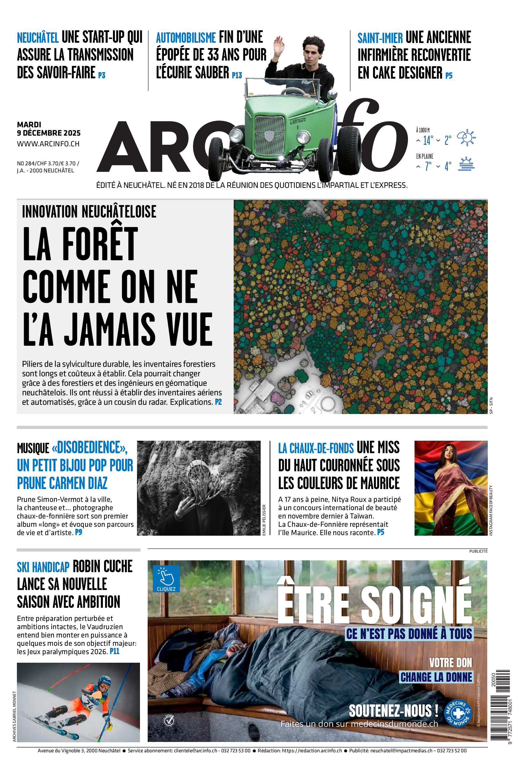  Mardi 9 décembre 2025