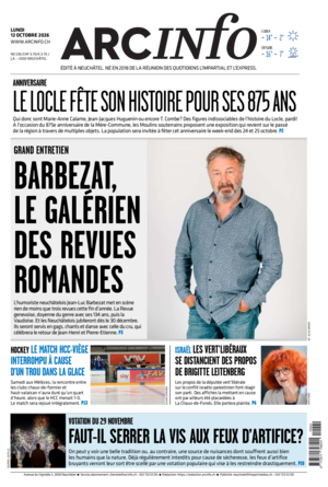  Lundi 12 octobre 2026