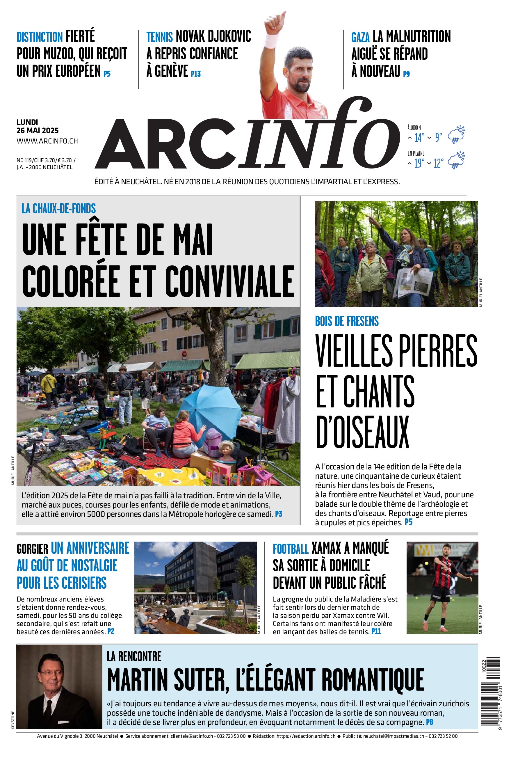 Lundi 26 mai 2025