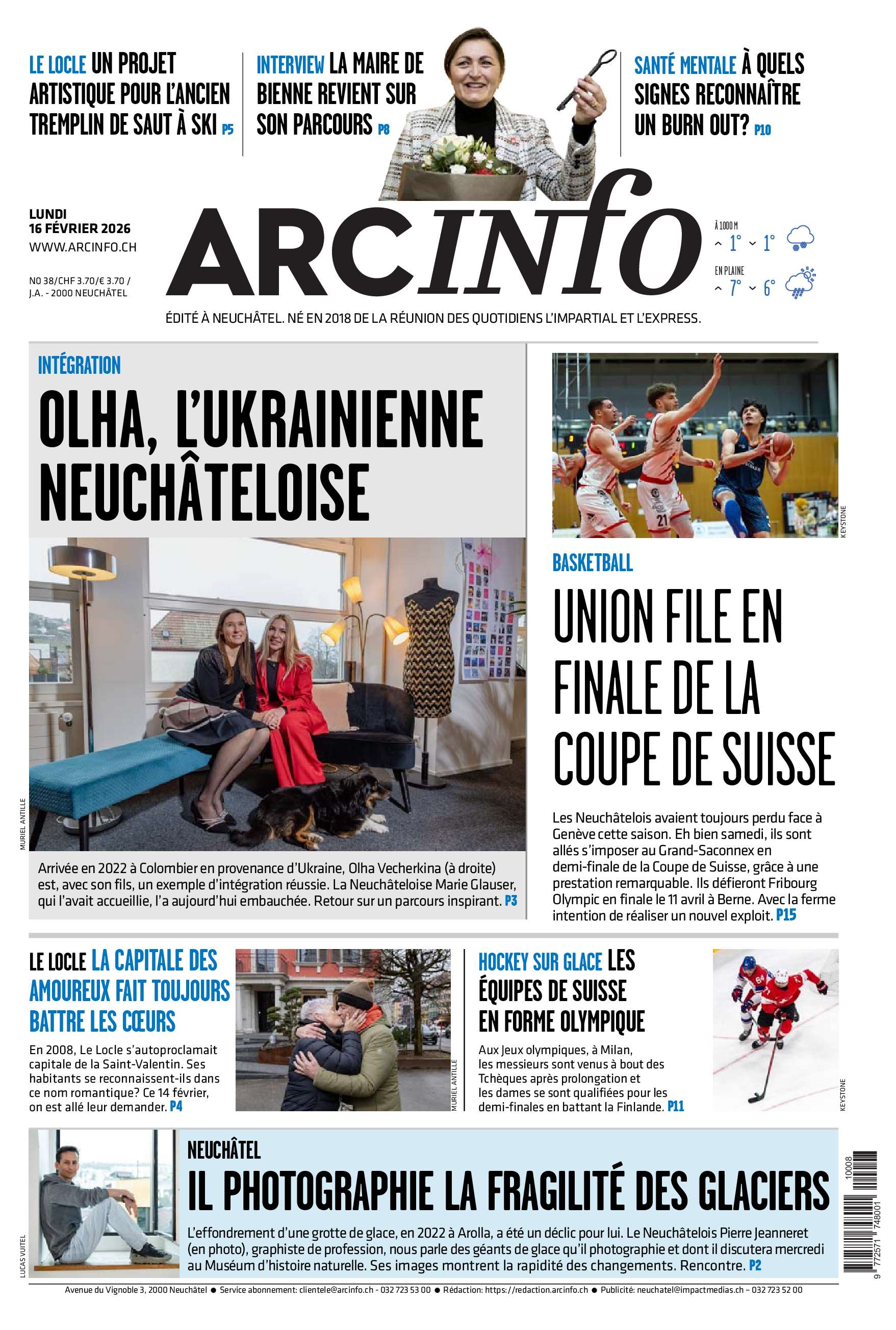  Lundi 16 février 2026