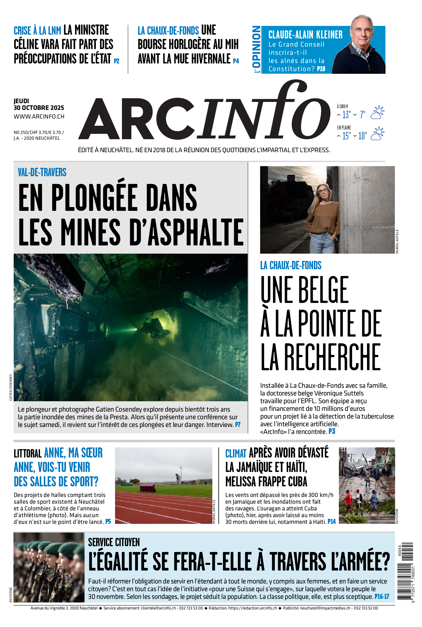 Jeudi 30 octobre 2025