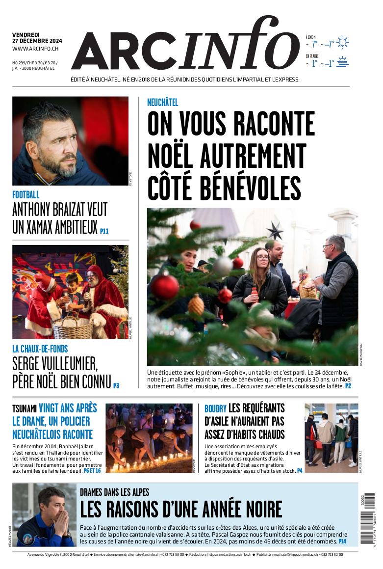 Vendredi 27 décembre 2024