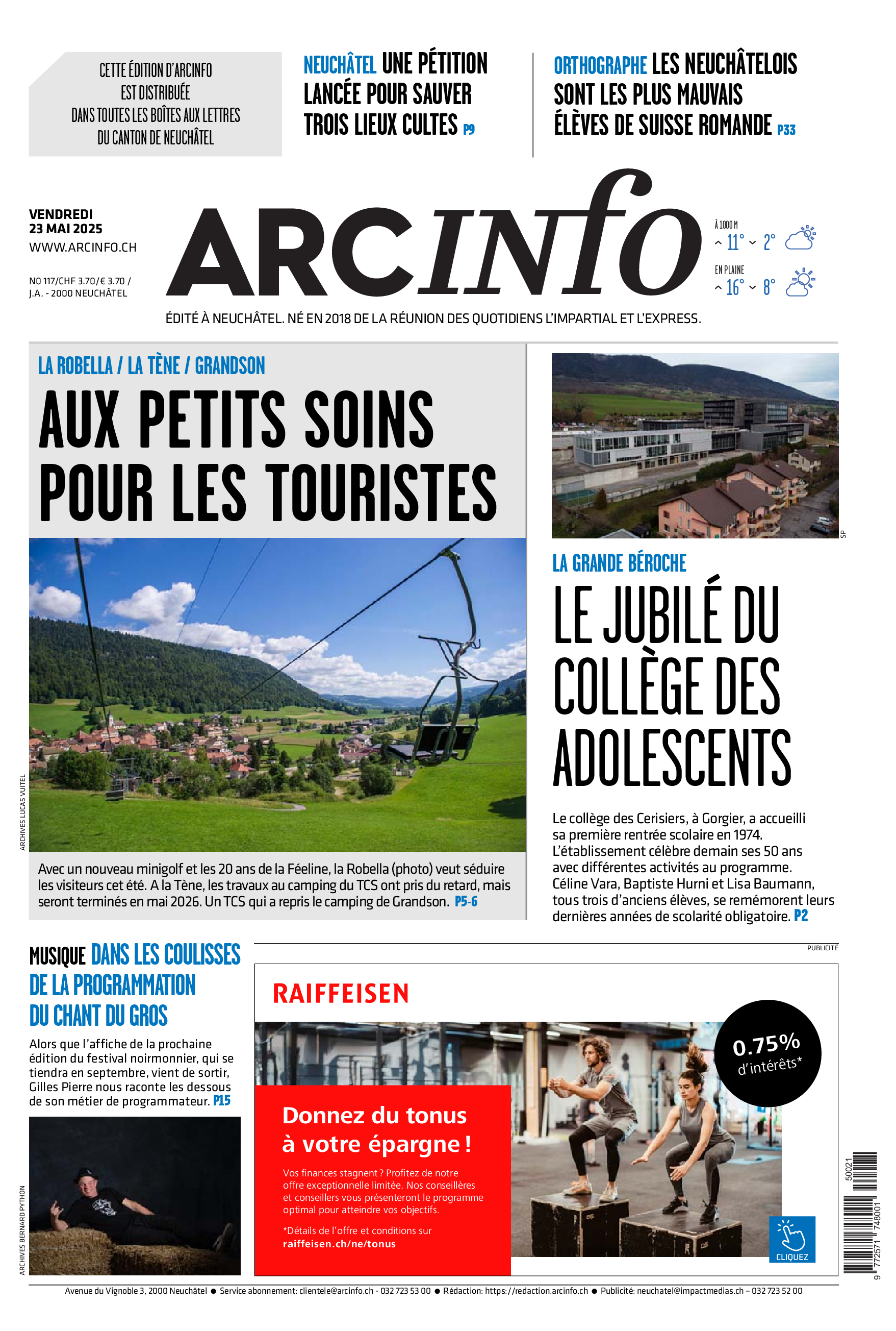 Vendredi 23 mai 2025