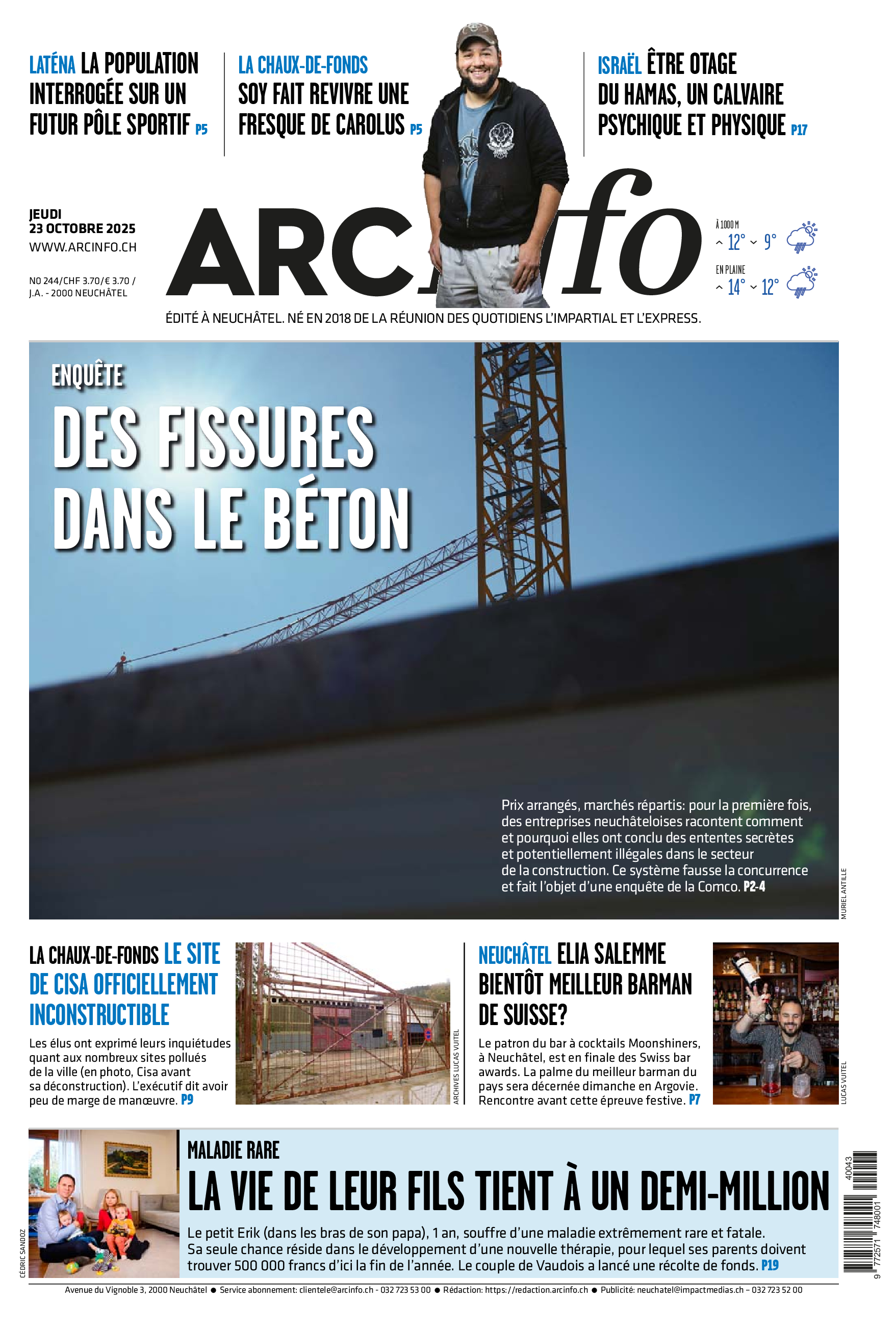 Jeudi 23 octobre 2025