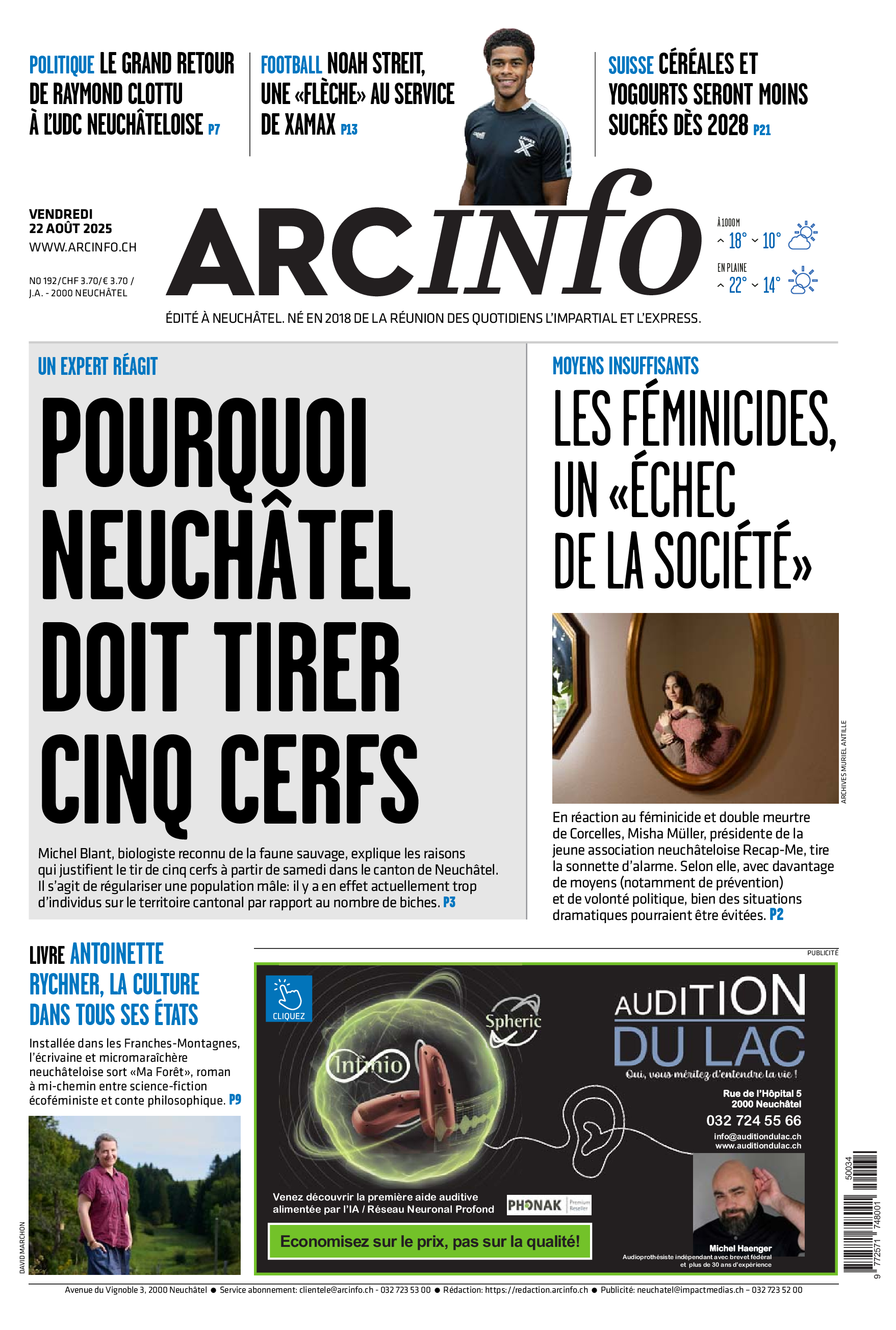  Vendredi 22 août 2025
