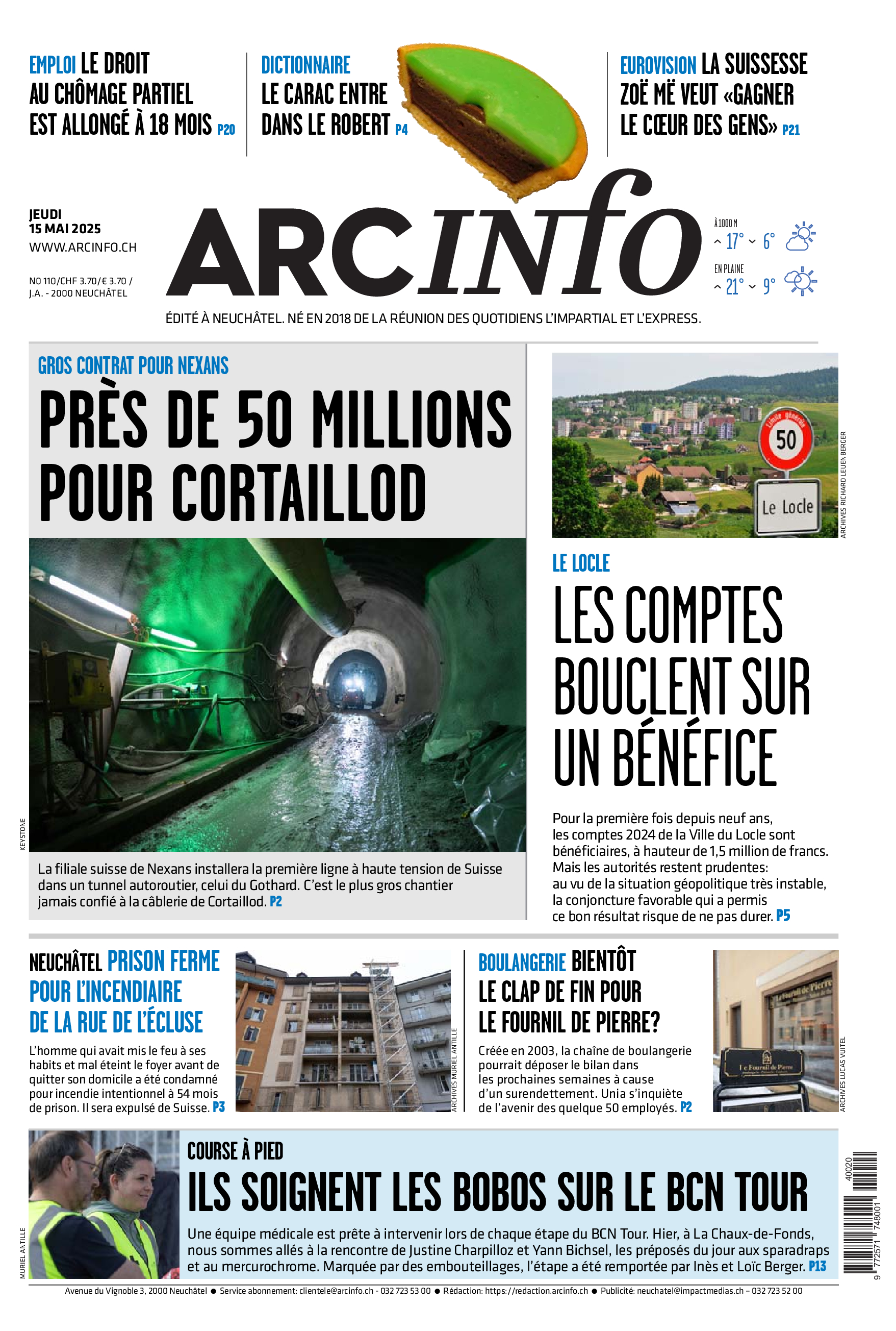 Jeudi 15 mai 2025