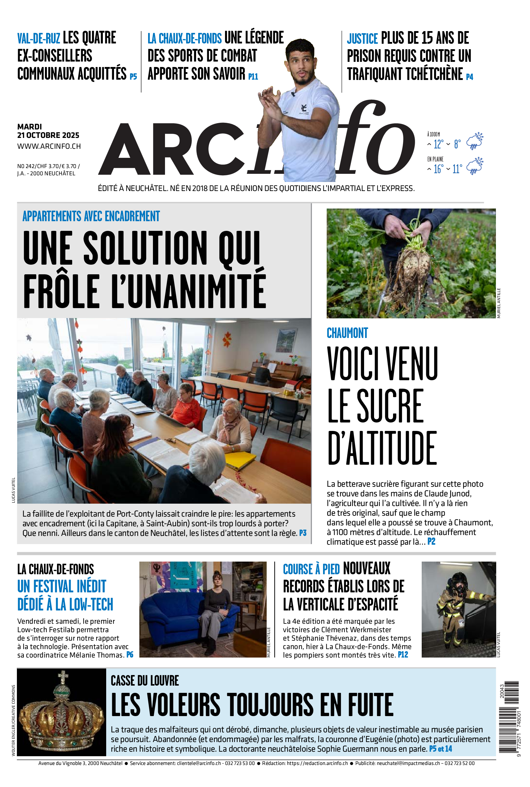 Mardi 21 octobre 2025