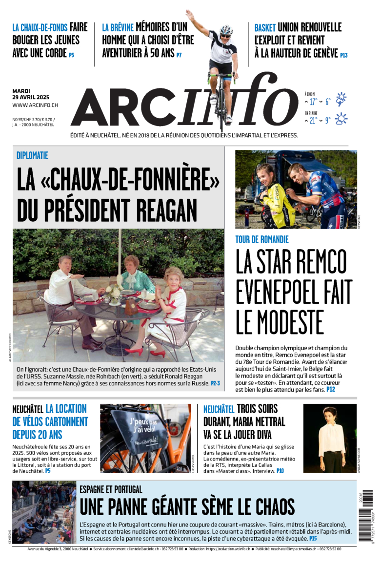 Mardi 29 avril 2025 Mardi 29 avril 2025