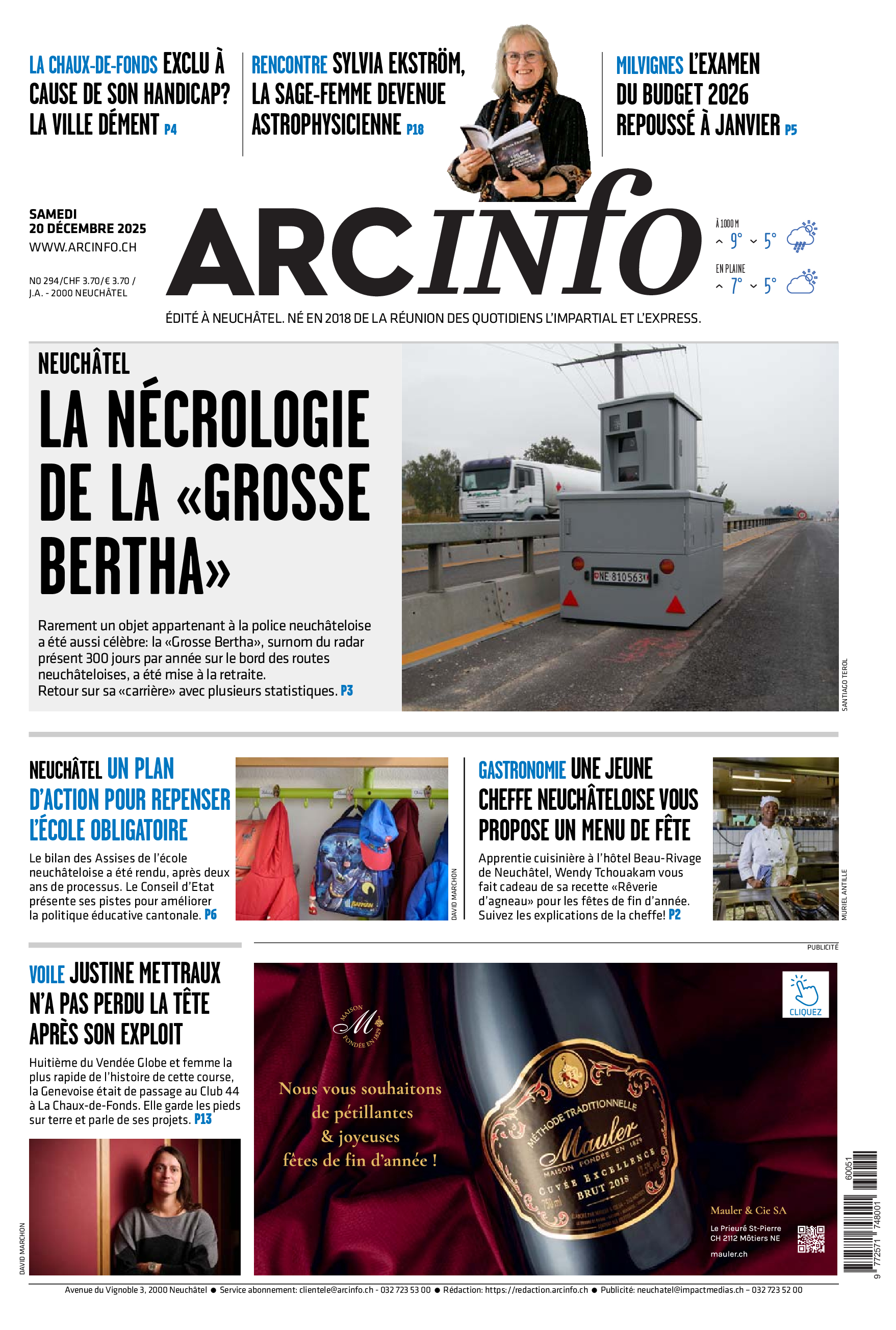  Samedi 20 décembre 2025