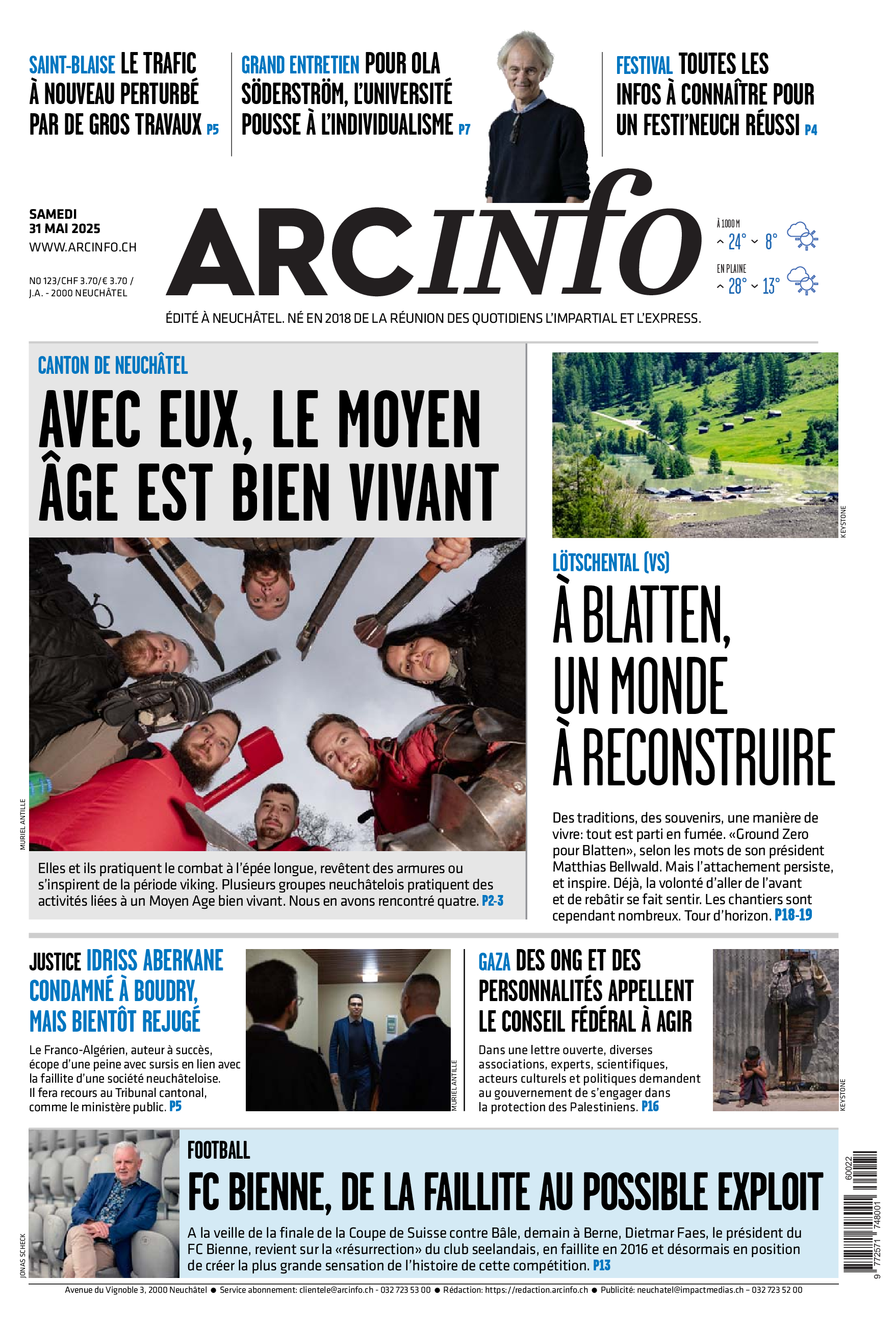  Samedi 31 mai 2025