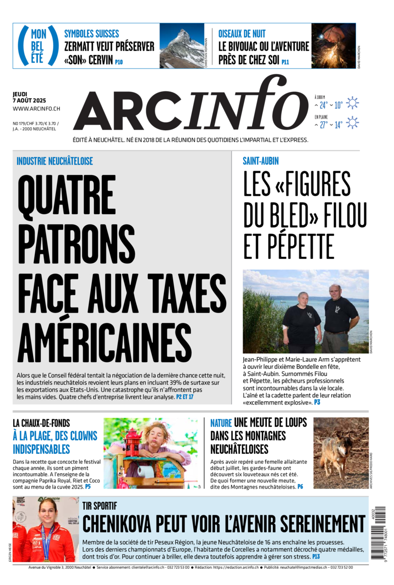 Jeudi 7 août 2025