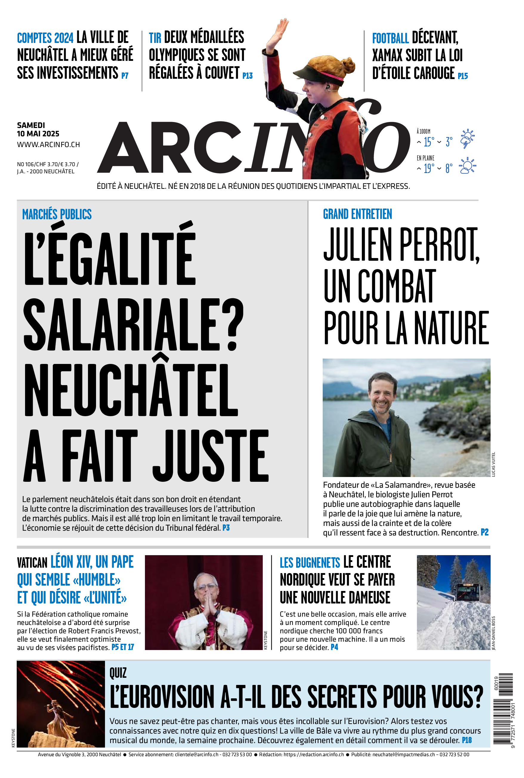 Samedi 10 mai 2025 Samedi 10 mai 2025