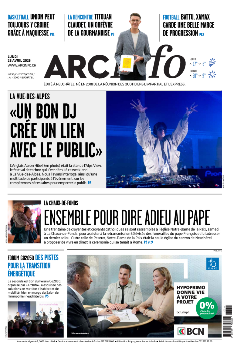 Lundi 28 avril 2025 Lundi 28 avril 2025