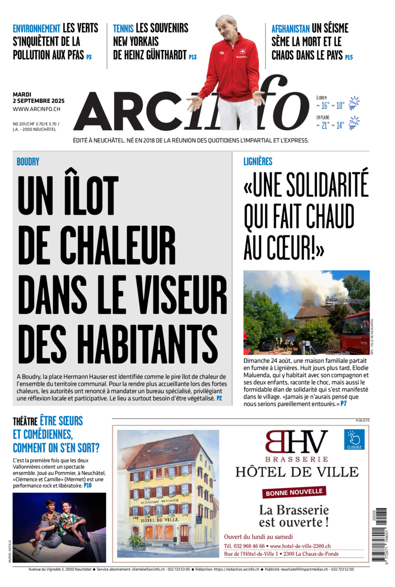 Mardi 2 septembre 2025 Mardi 2 septembre 2025