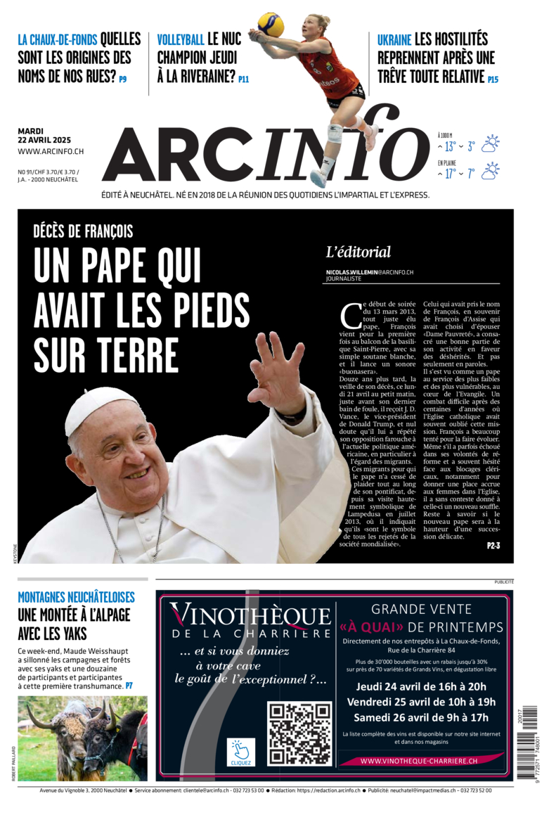 Mardi 22 avril 2025 Mardi 22 avril 2025