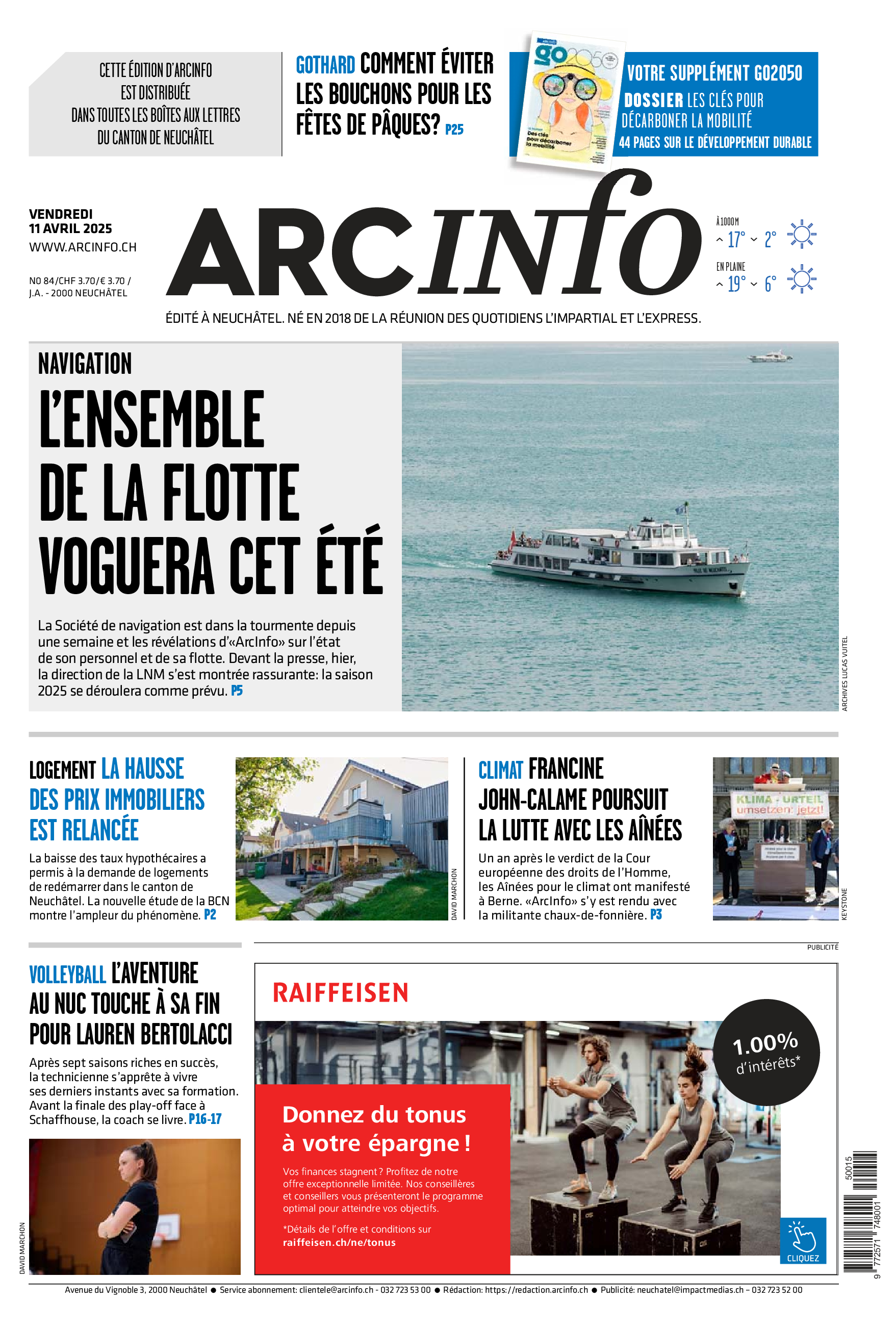 Vendredi 11 avril 2025 Vendredi 11 avril 2025