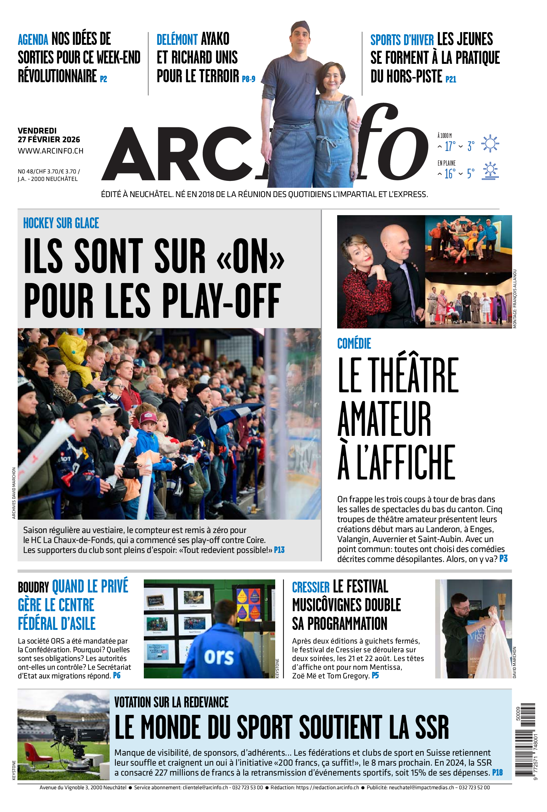  Vendredi 27 février 2026