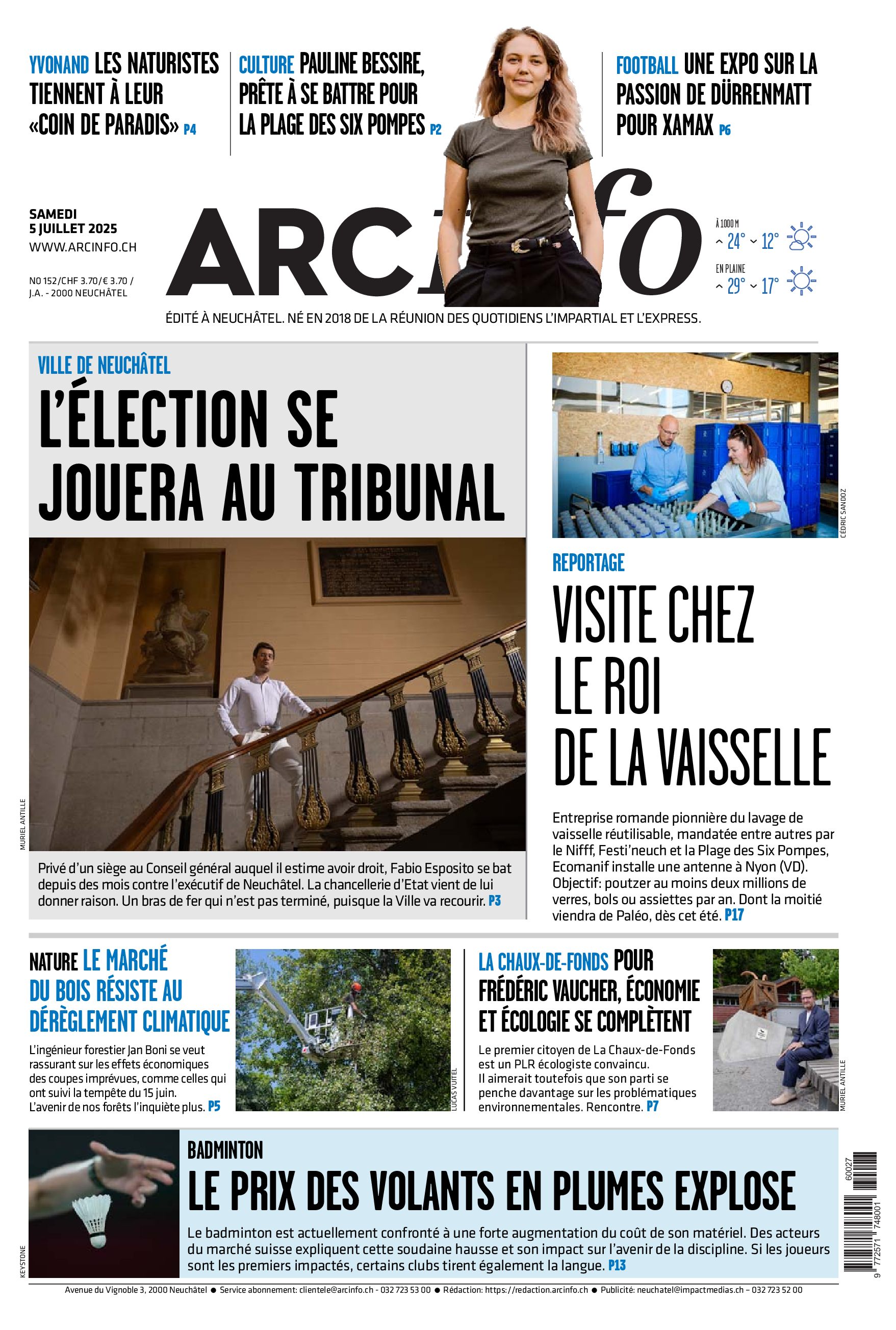 Samedi 5 juillet 2025