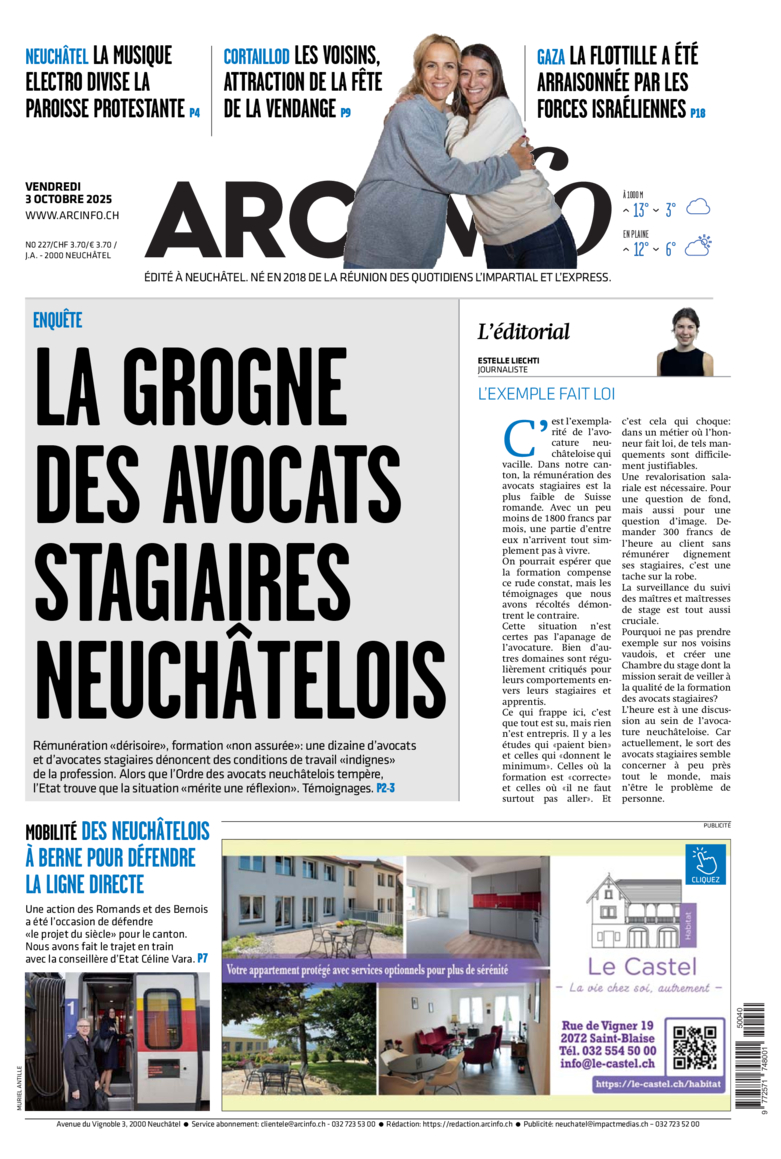 Vendredi 3 octobre 2025