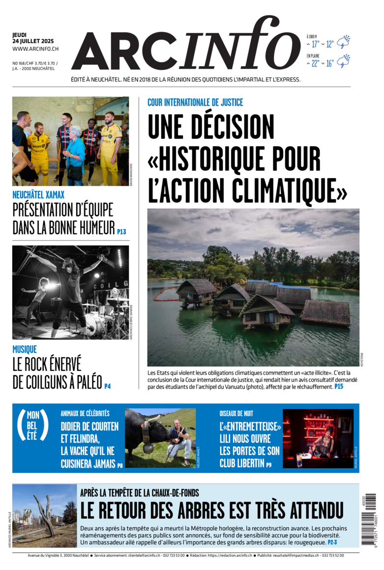 Jeudi 24 juillet 2025 Jeudi 24 juillet 2025