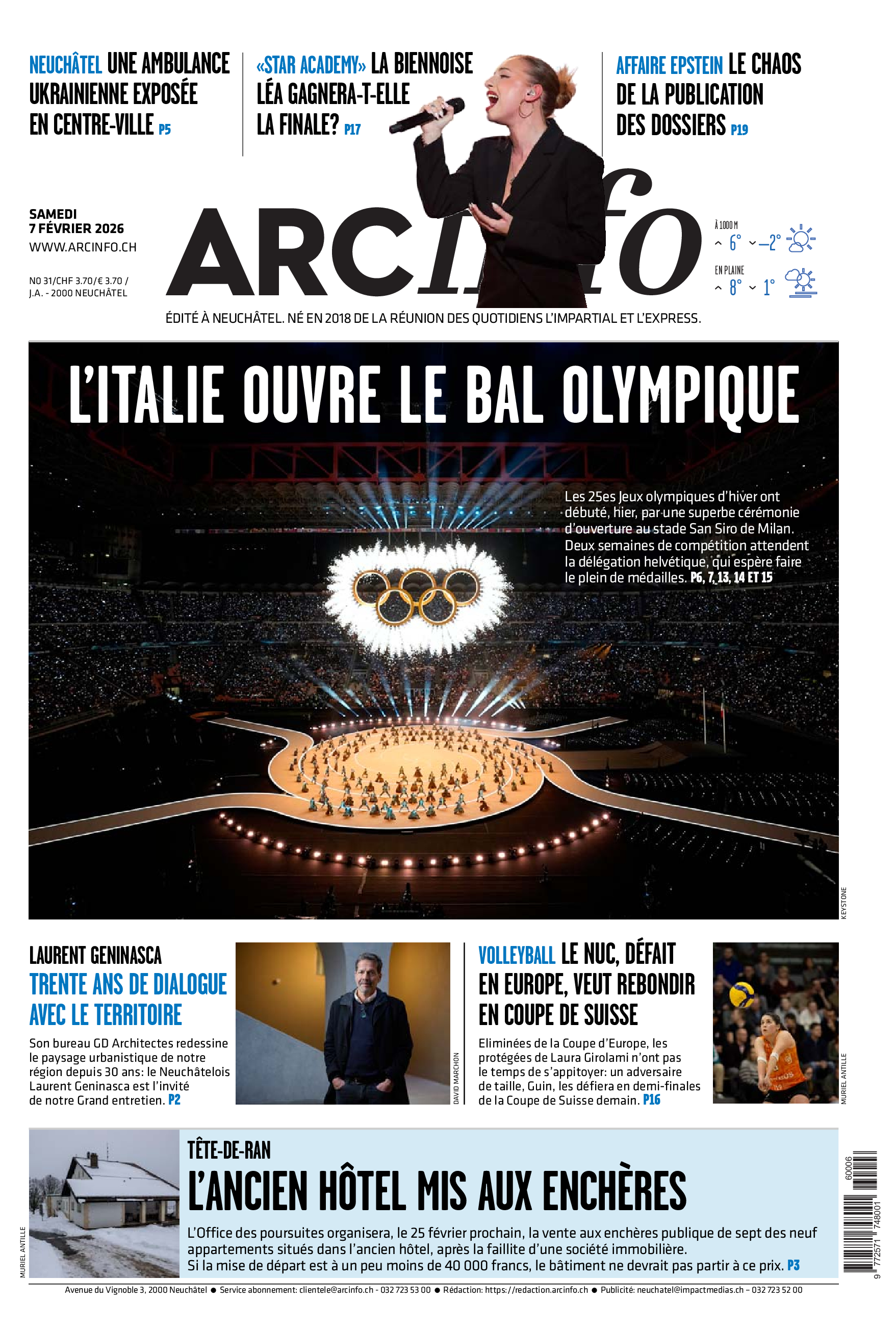  Samedi 7 février 2026