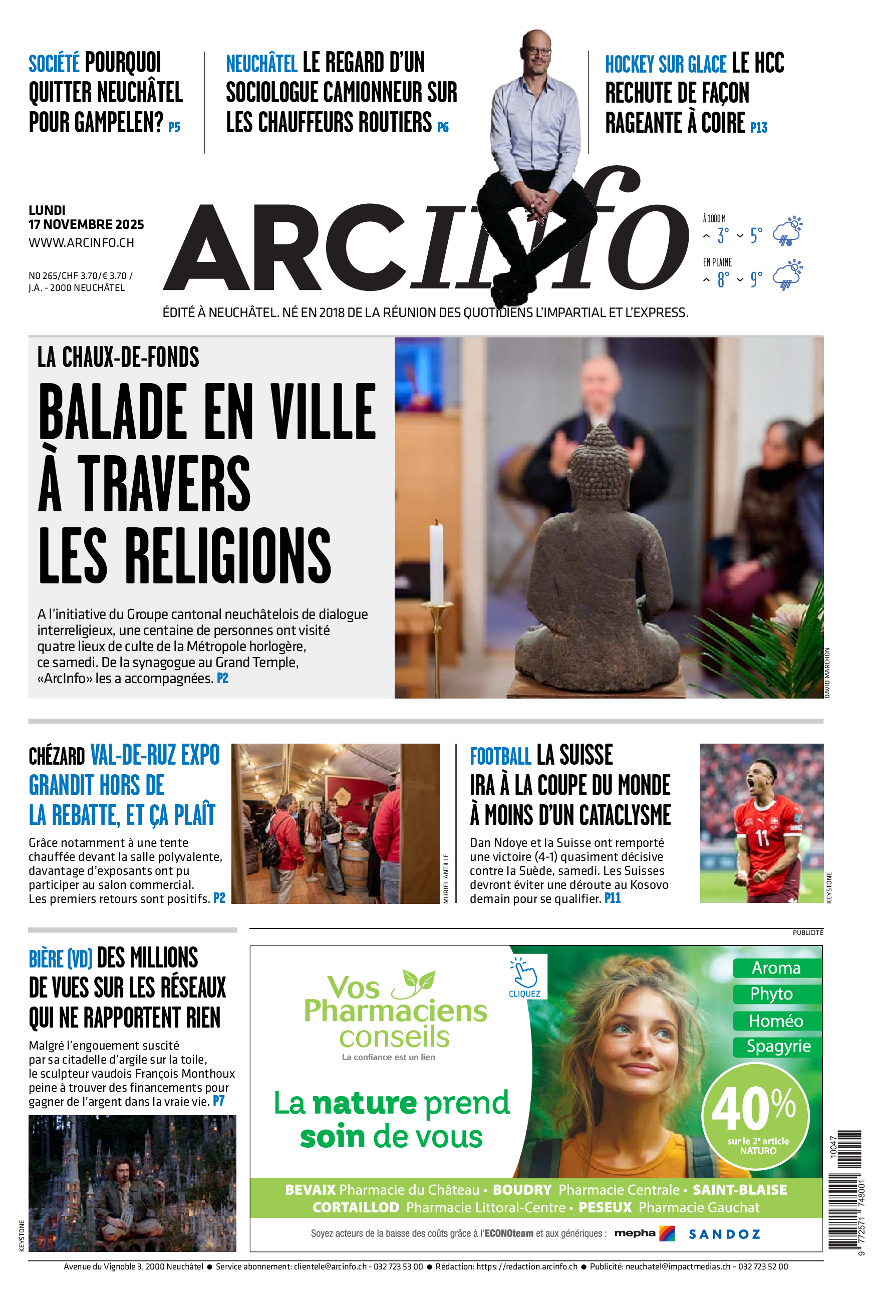  Lundi 17 novembre 2025