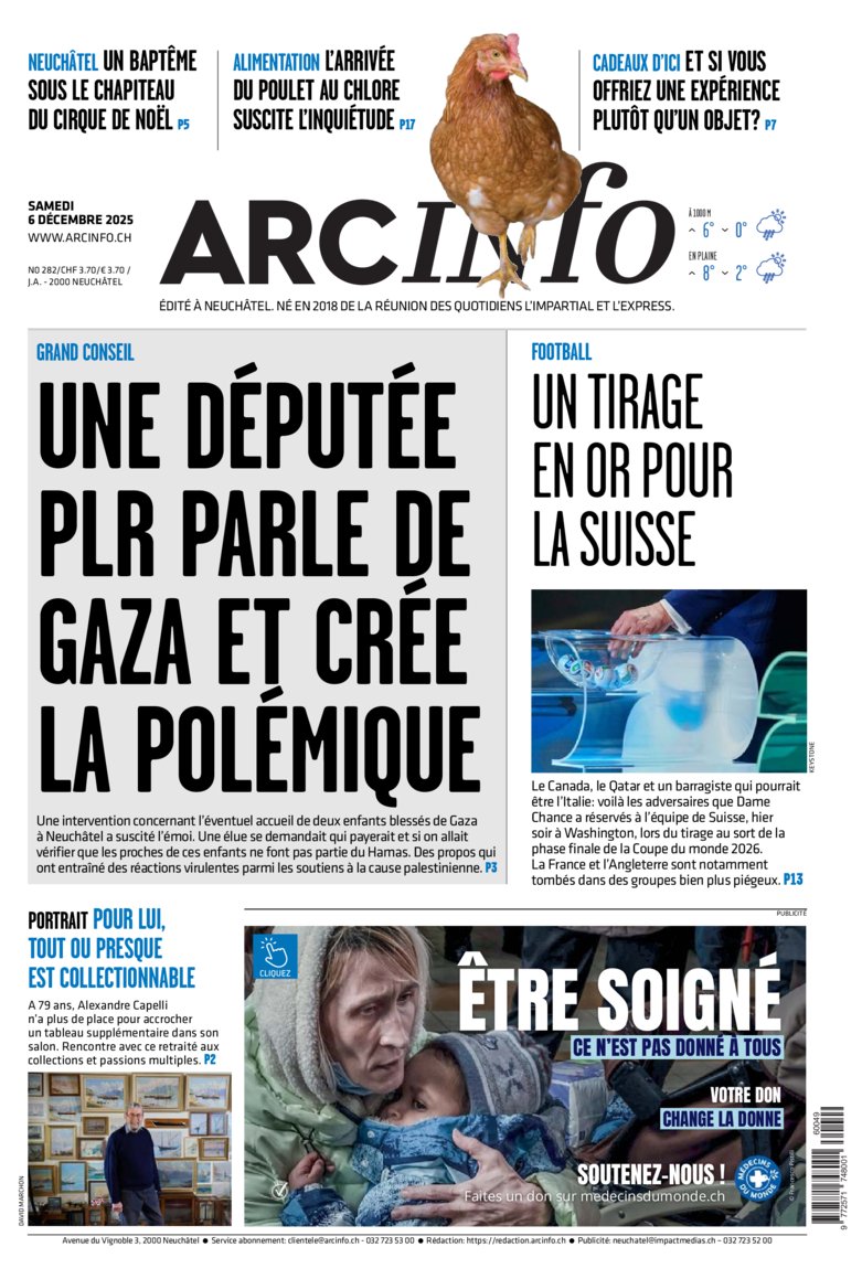 Samedi 6 décembre 2025